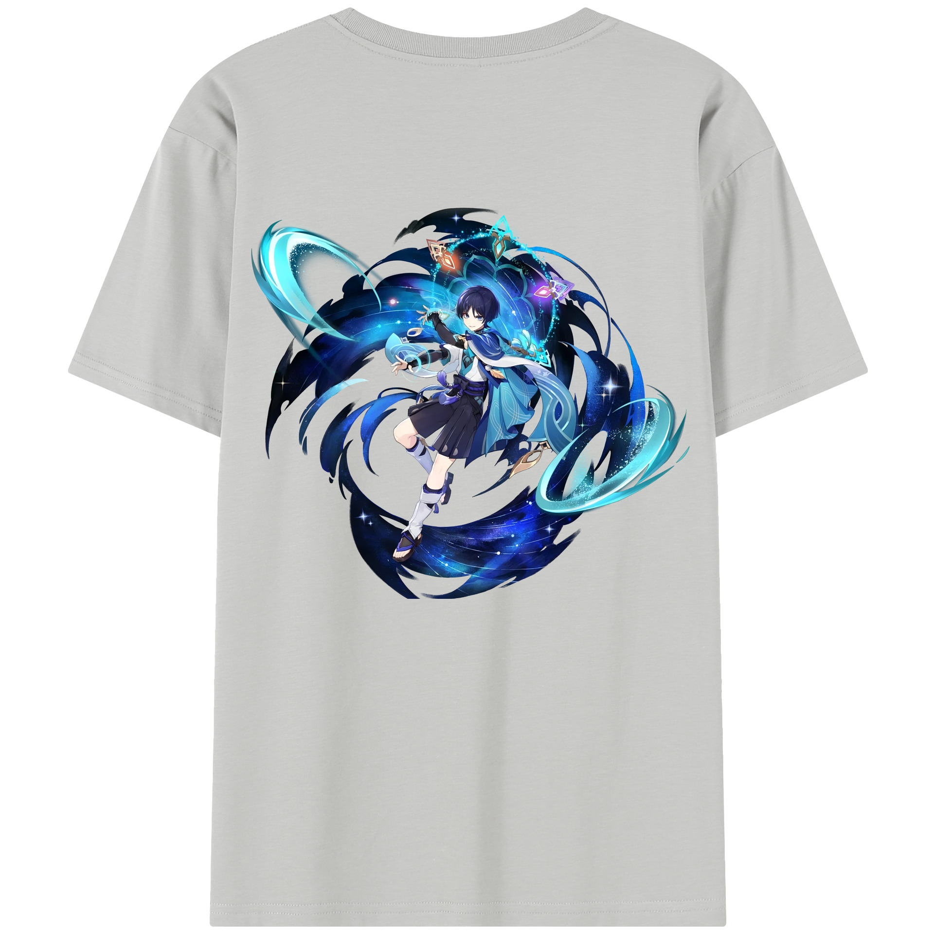 げんし神 さんペい genshin Sanpei 綿100％半袖Tシャツ（背面プリント）