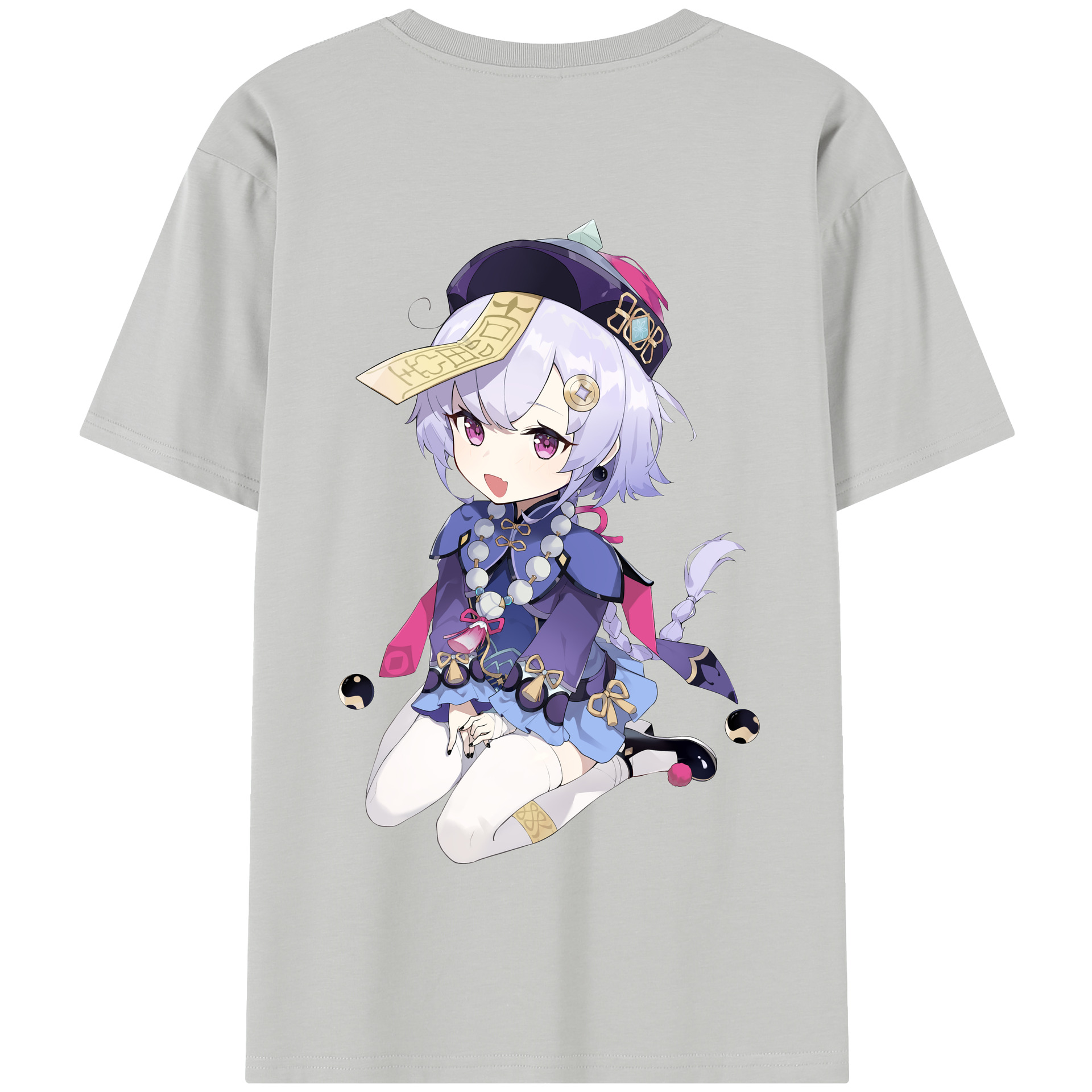 げんし神 七七 なな  genshin Nana 綿100％半袖Tシャツ（背面プリント）