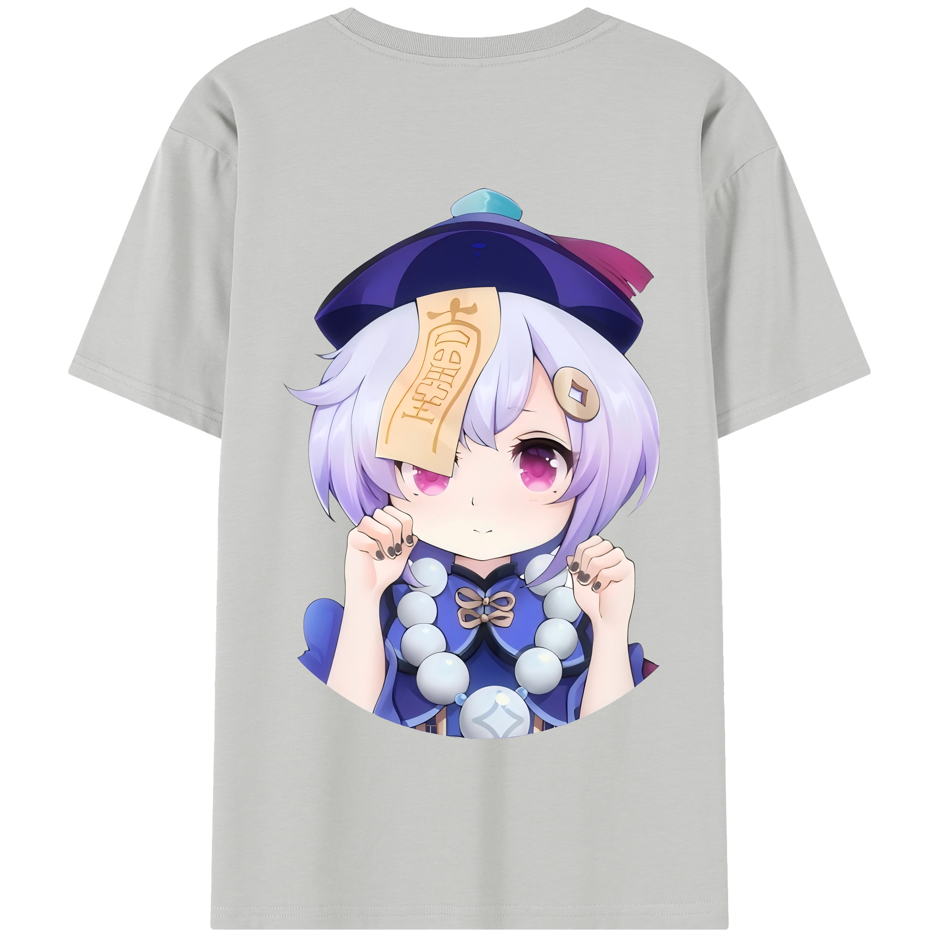 げんし神 七七 なな  genshin Nana 綿100％半袖Tシャツ（背面プリント）