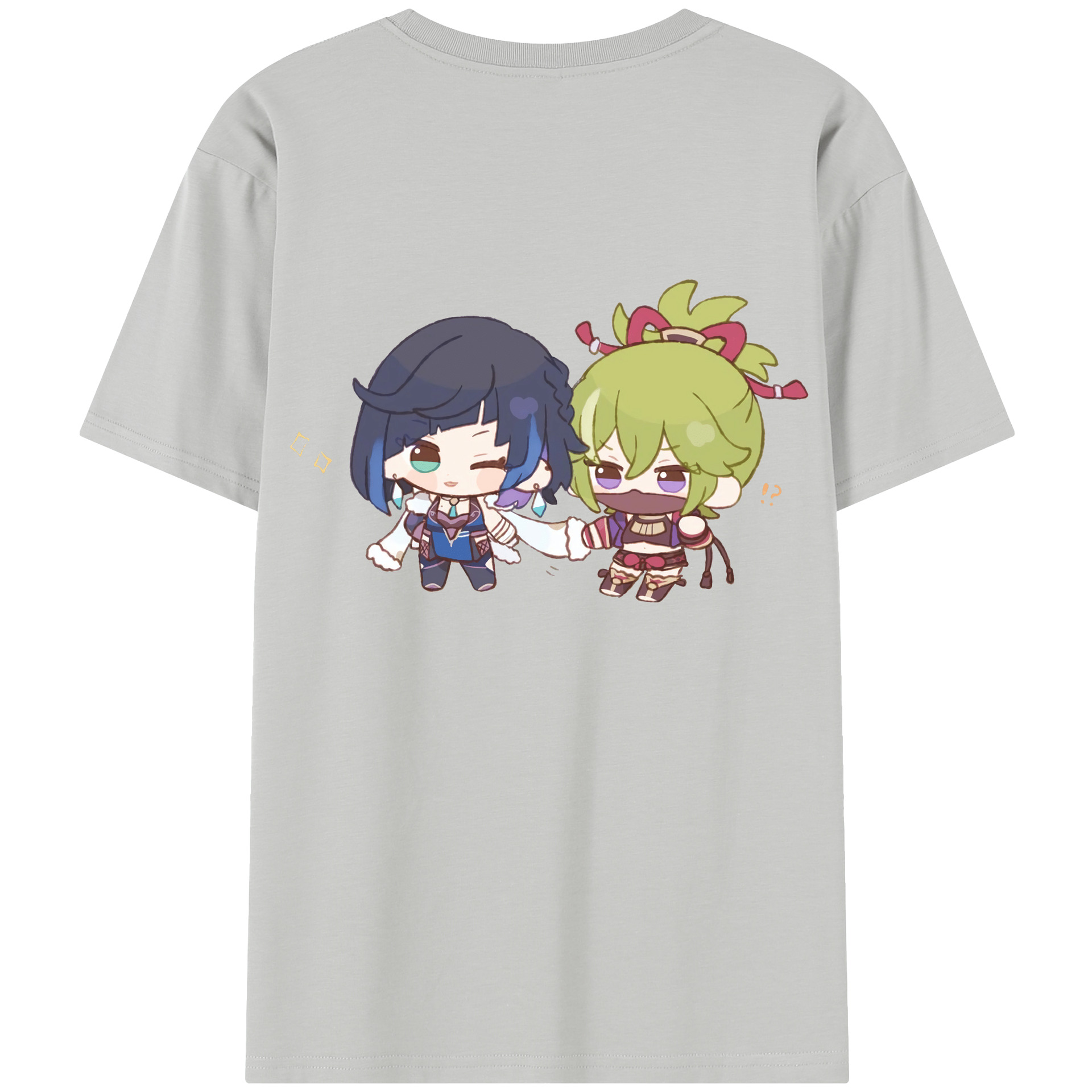 げんし神  久岐忍 くき しのぶ genshin Kuki Shinobu 綿100％半袖Tシャツ（背面プリント）