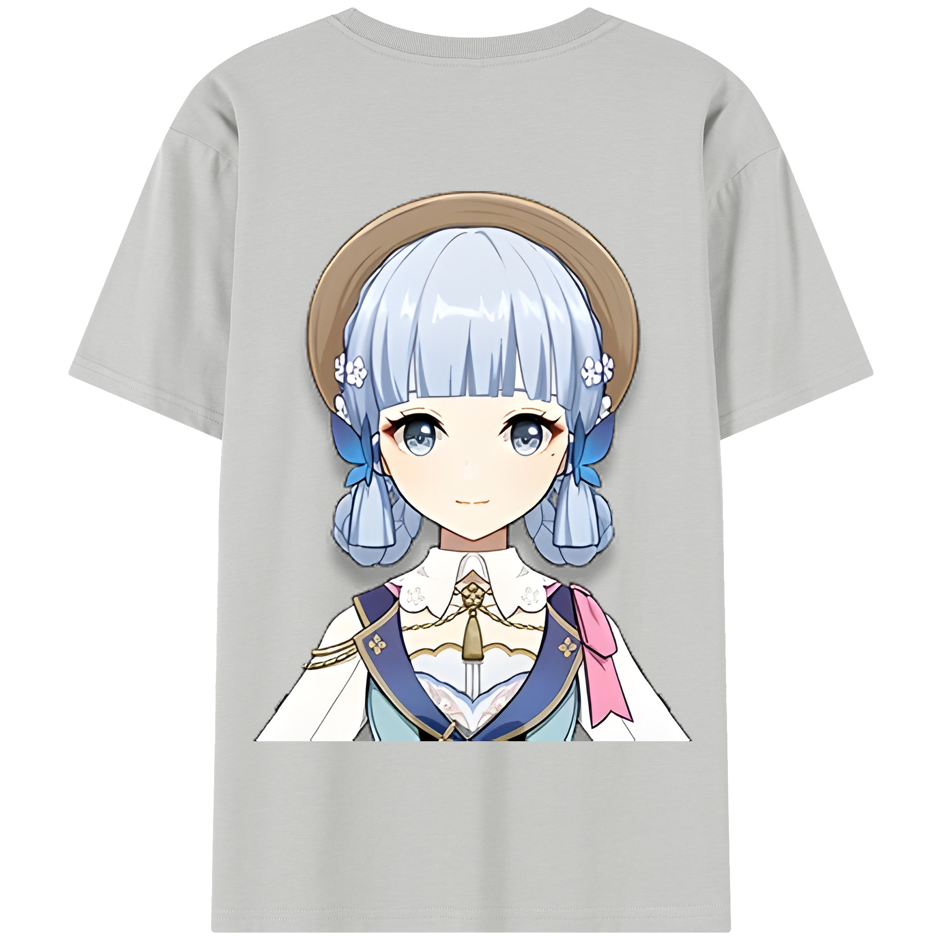 げんし神 神里綾華 神宮寺レン genshin Kamimiya Ren 綿100％半袖Tシャツ（背面プリント）