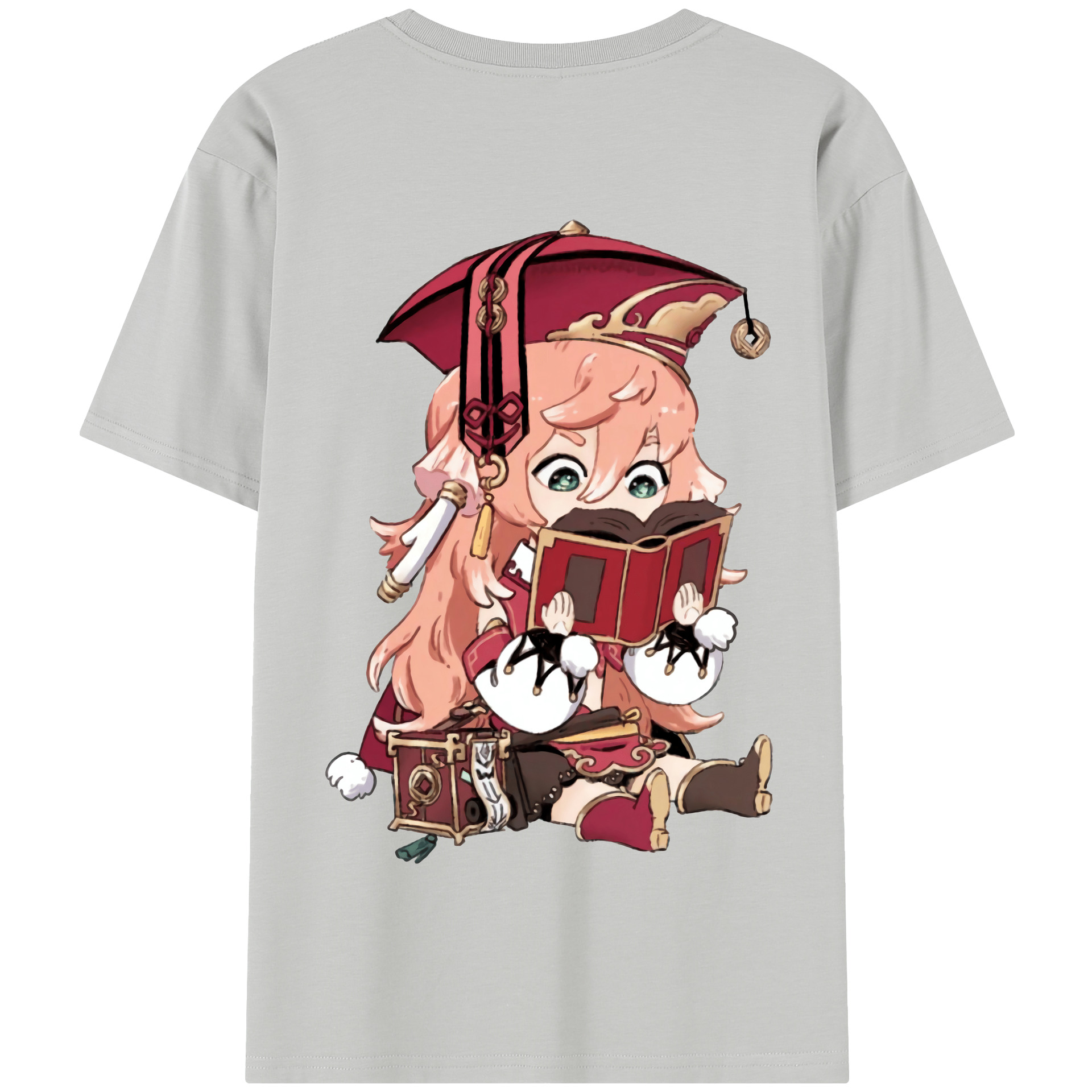 げんし神 ヤンフェイ genshin Yanfei 綿100％半袖Tシャツ（背面プリント）