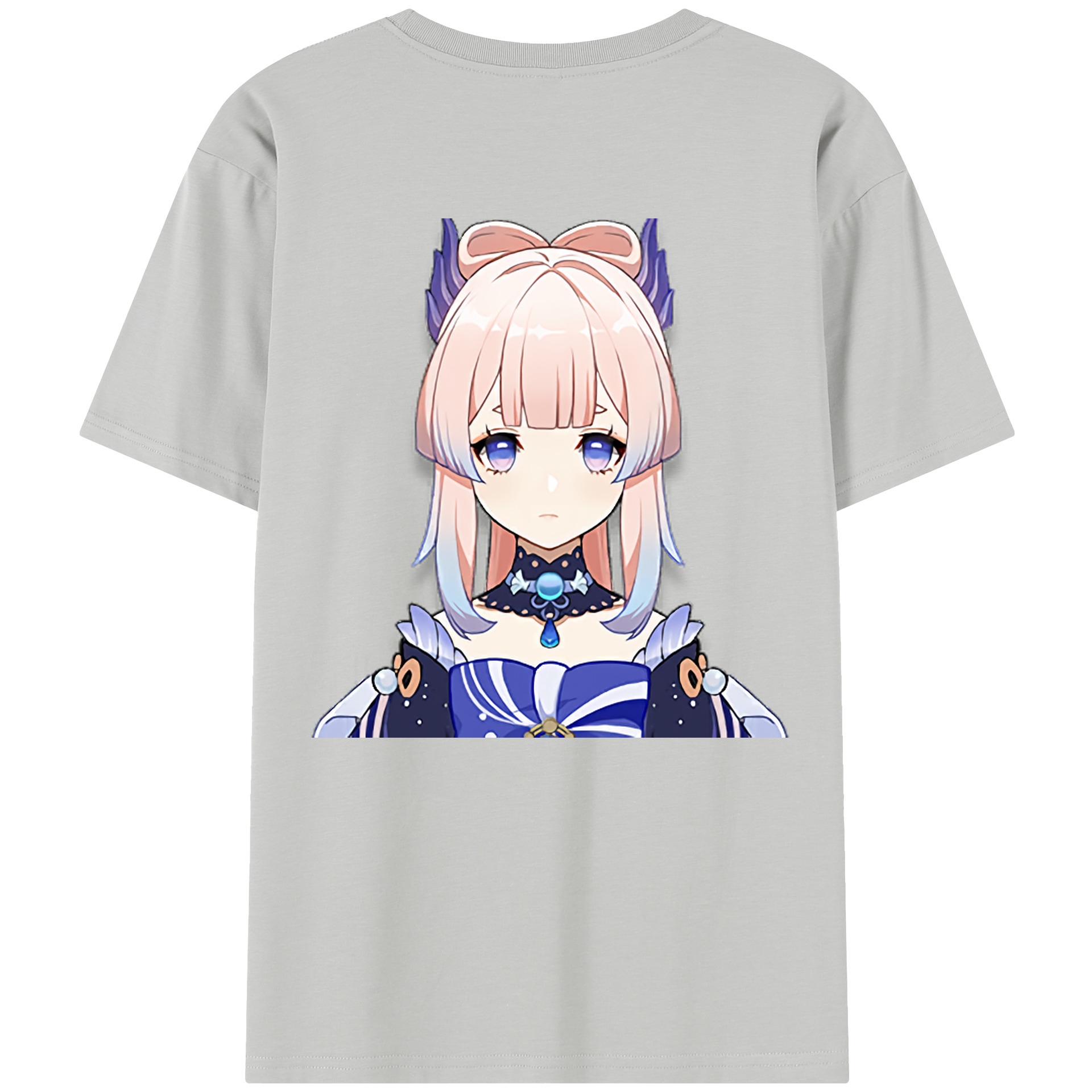 げんし神 珊瑚宮心海 サンゴノミヤ・ココミ genshin Sangonomiya Kokomi 綿100％半袖Tシャツ（背面プリント）