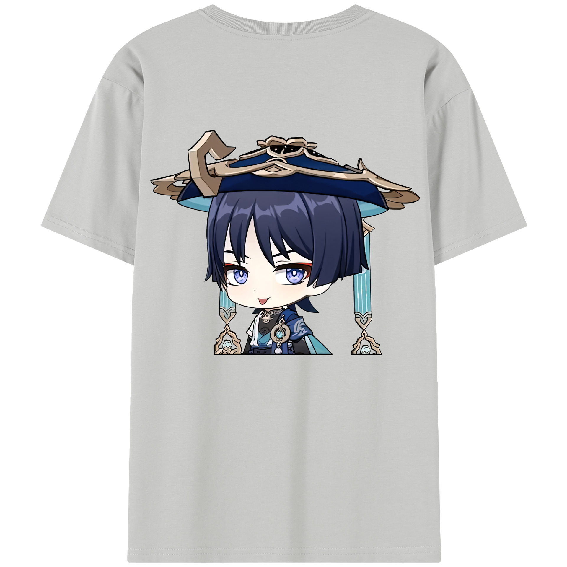 げんし神 さんペい genshin Sanpei 綿100％半袖Tシャツ（背面プリント）