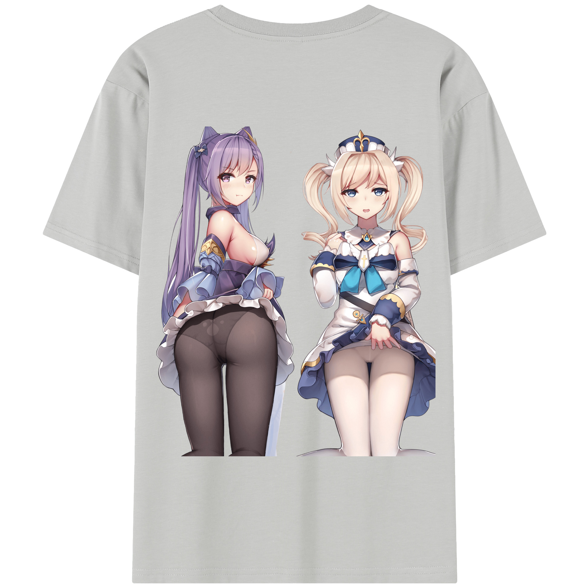 げんし神 刻晴 こくせい genshin Kokusei 綿100％半袖Tシャツ（背面プリント）