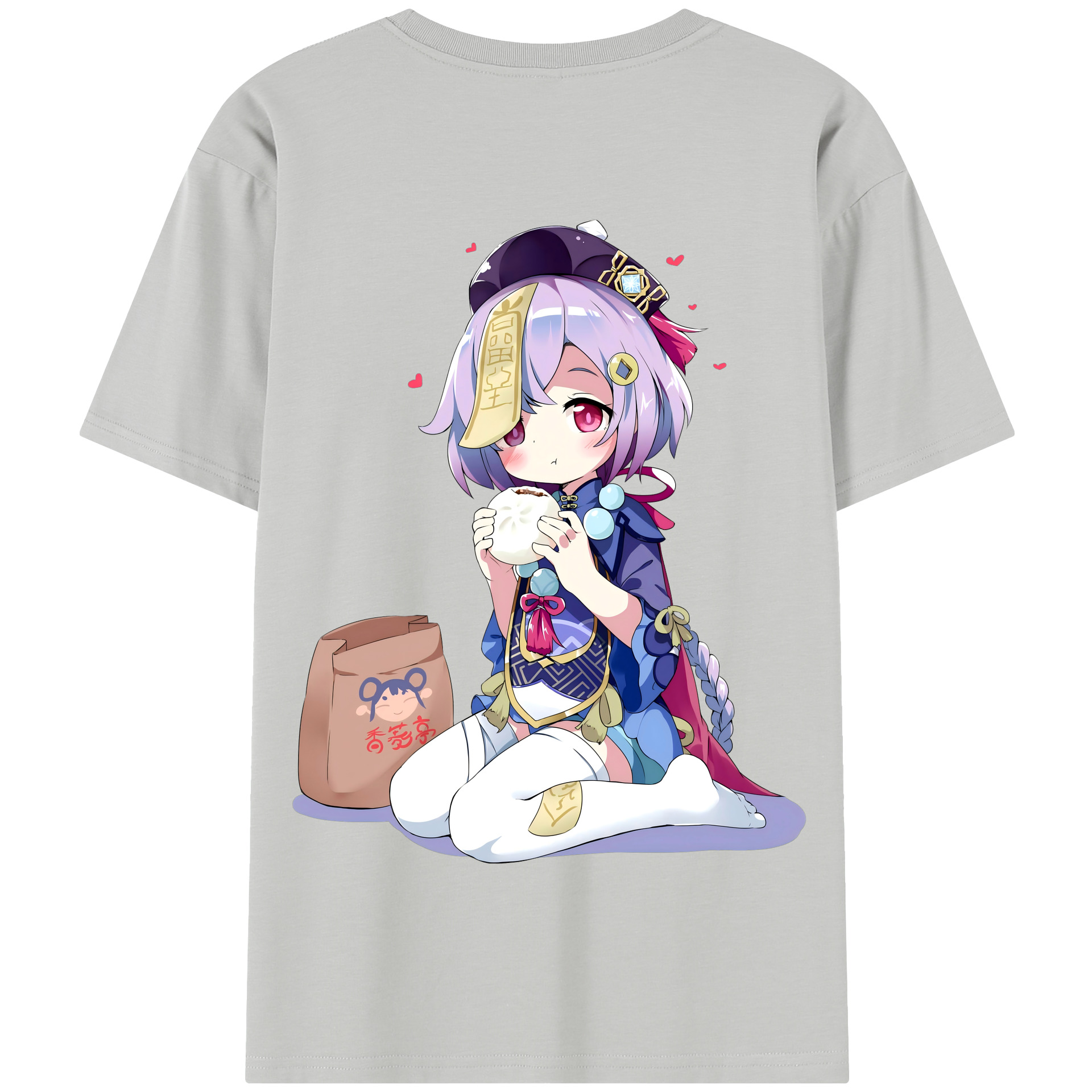 げんし神 七七 なな  genshin Nana 綿100％半袖Tシャツ（背面プリント）