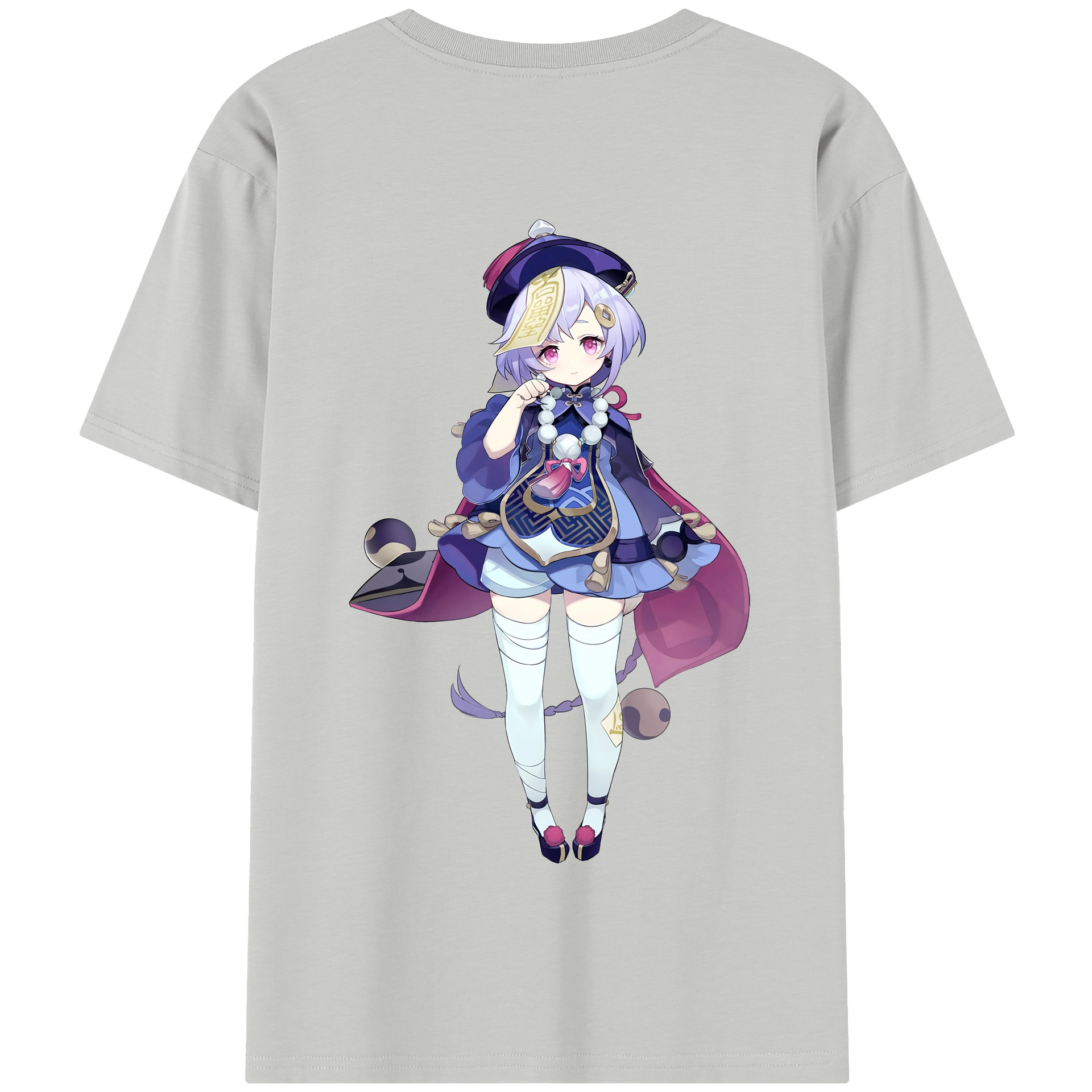 げんし神 七七 なな  genshin Nana 綿100％半袖Tシャツ（背面プリント）