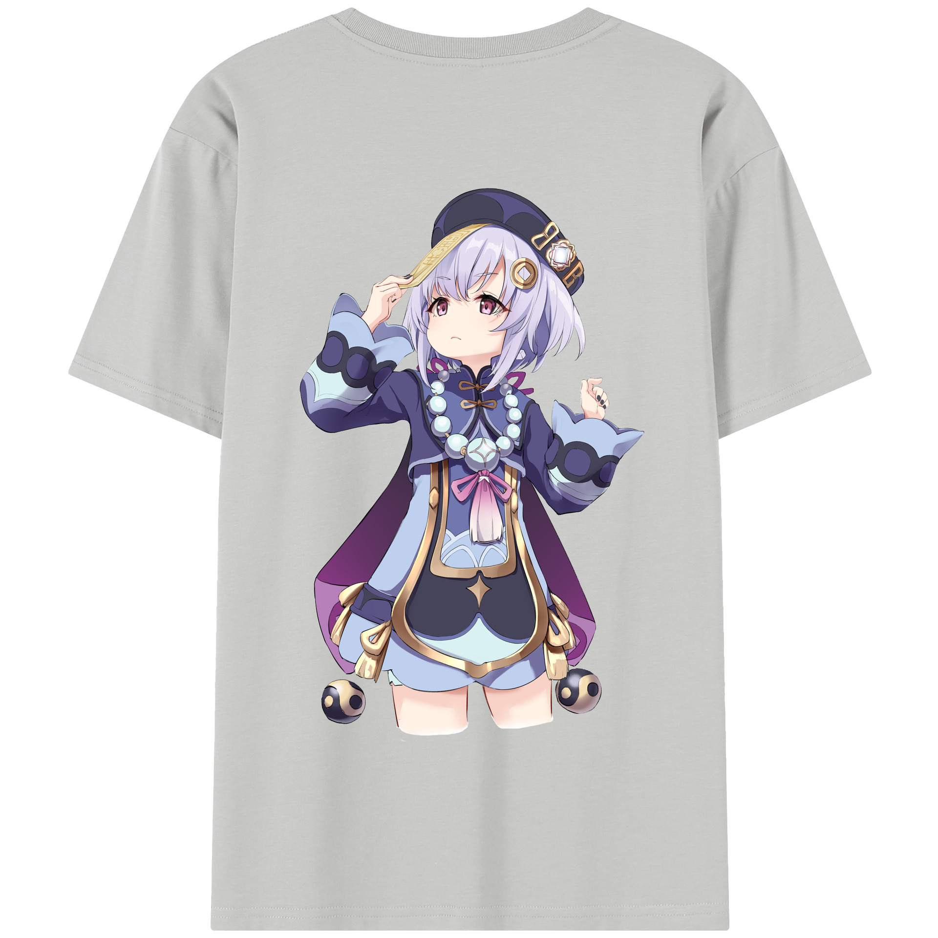 げんし神 七七 なな  genshin Nana 綿100％半袖Tシャツ（背面プリント）