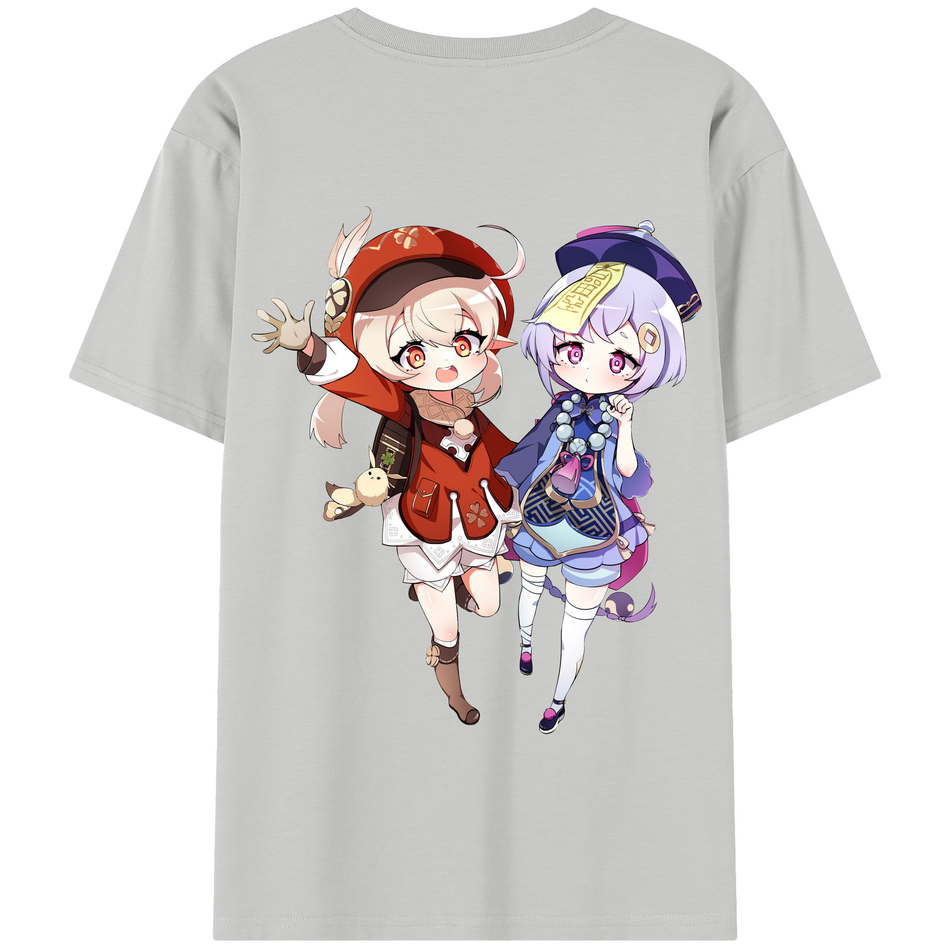 げんし神 七七 なな  genshin Nana 綿100％半袖Tシャツ（背面プリント）