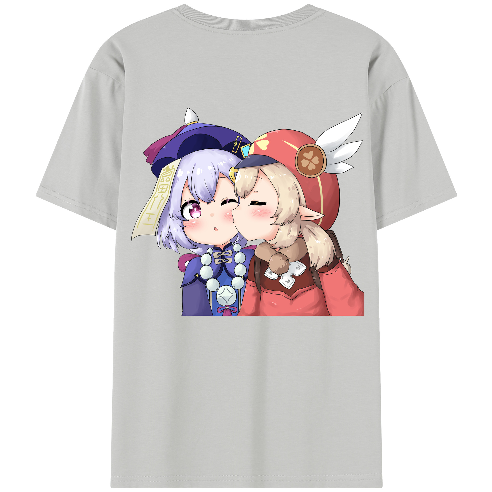 げんし神 七七 なな  genshin Nana 綿100％半袖Tシャツ（背面プリント）
