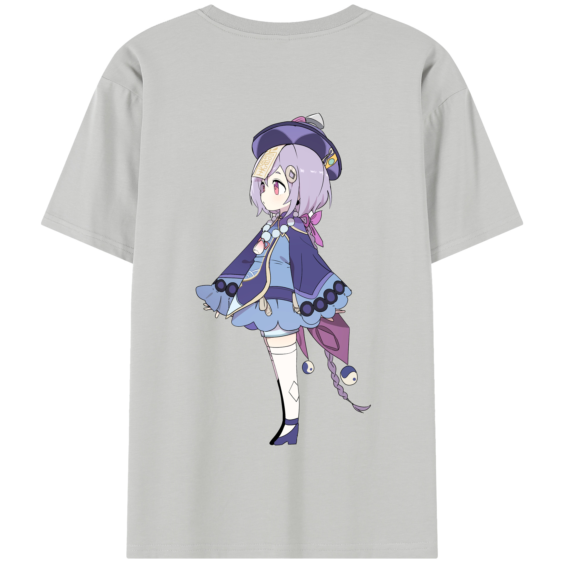 げんし神 七七 なな  genshin Nana 綿100％半袖Tシャツ（背面プリント）