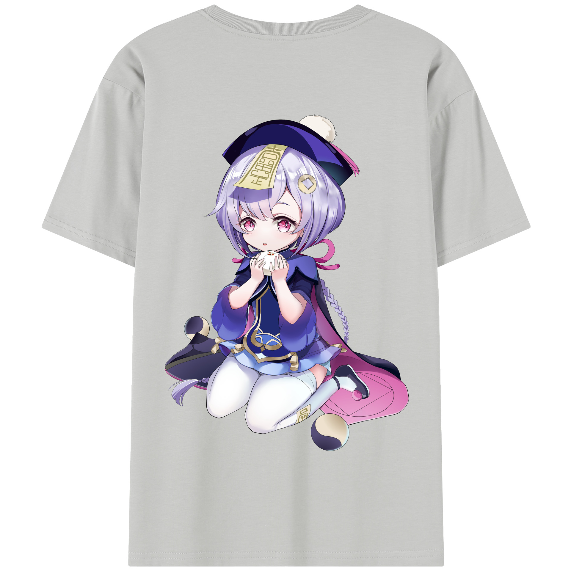 げんし神 七七 なな  genshin Nana 綿100％半袖Tシャツ（背面プリント）