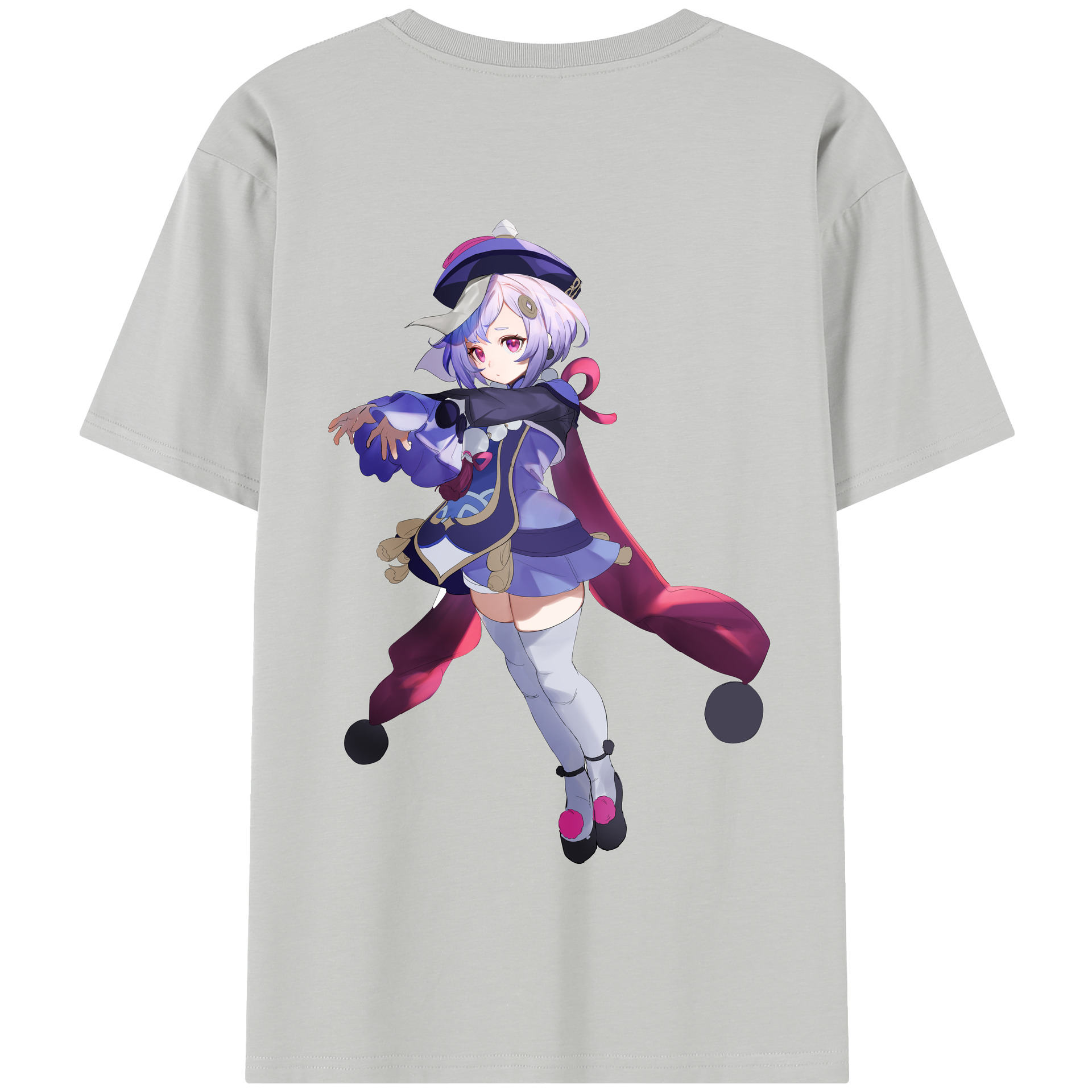 げんし神 七七 なな  genshin Nana 綿100％半袖Tシャツ（背面プリント）