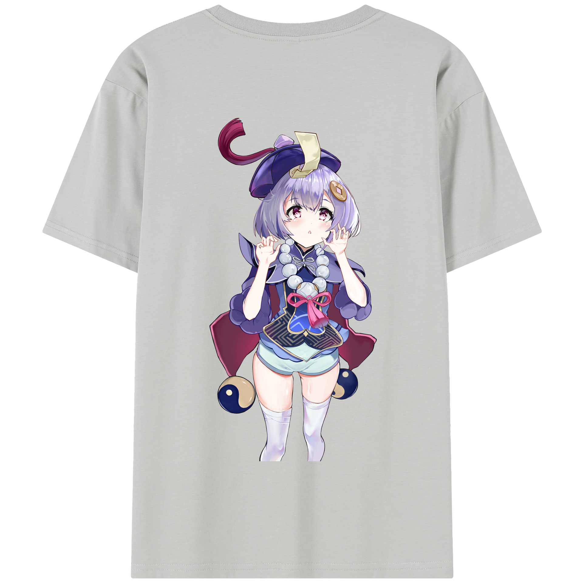 げんし神 七七 なな  genshin Nana 綿100％半袖Tシャツ（背面プリント）