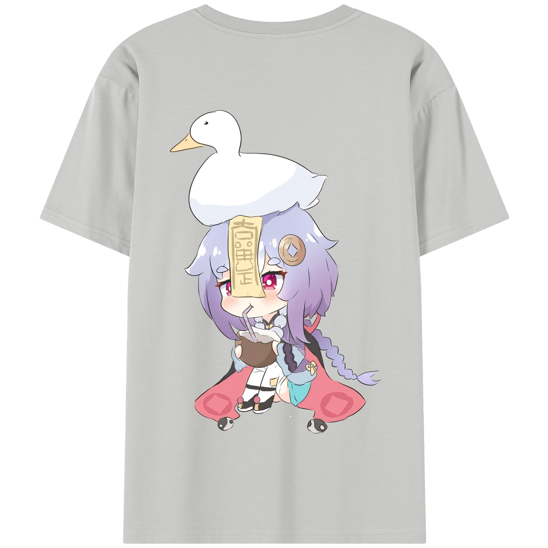 げんし神 七七 なな  genshin Nana 綿100％半袖Tシャツ（背面プリント）