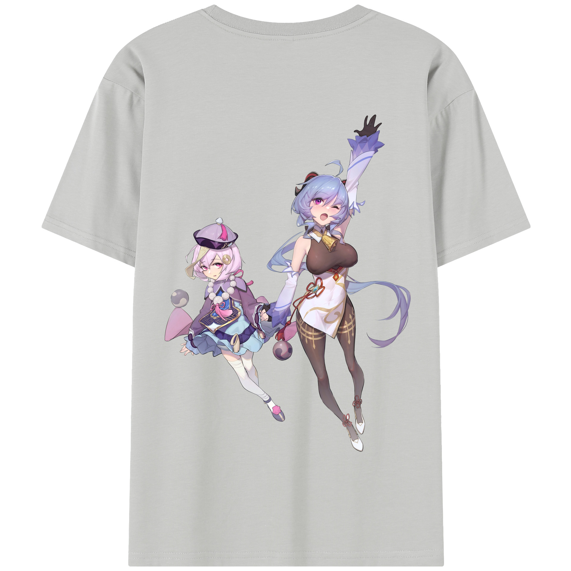 げんし神 七七 なな  genshin Nana 綿100％半袖Tシャツ（背面プリント）