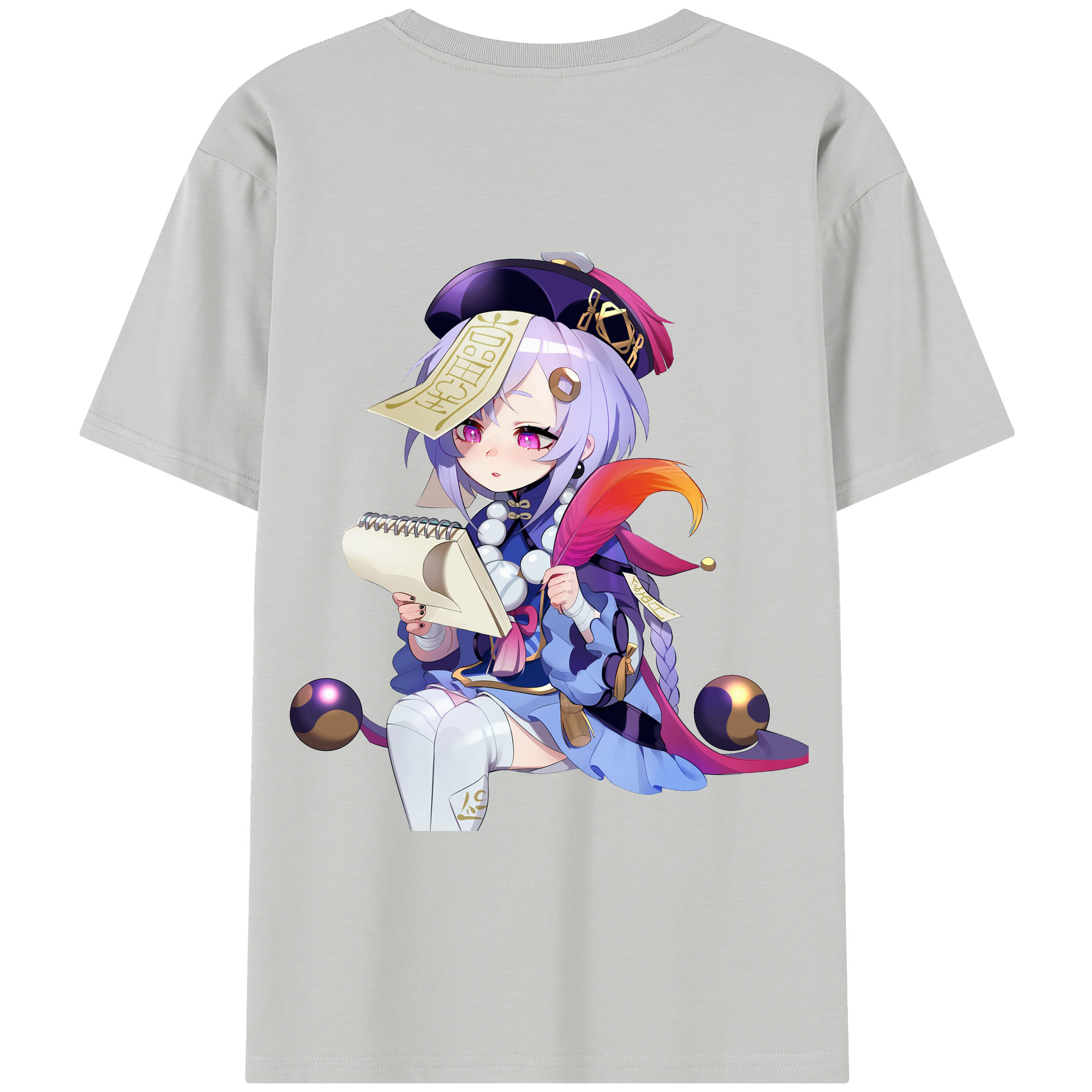 げんし神 七七 なな  genshin Nana 綿100％半袖Tシャツ（背面プリント）