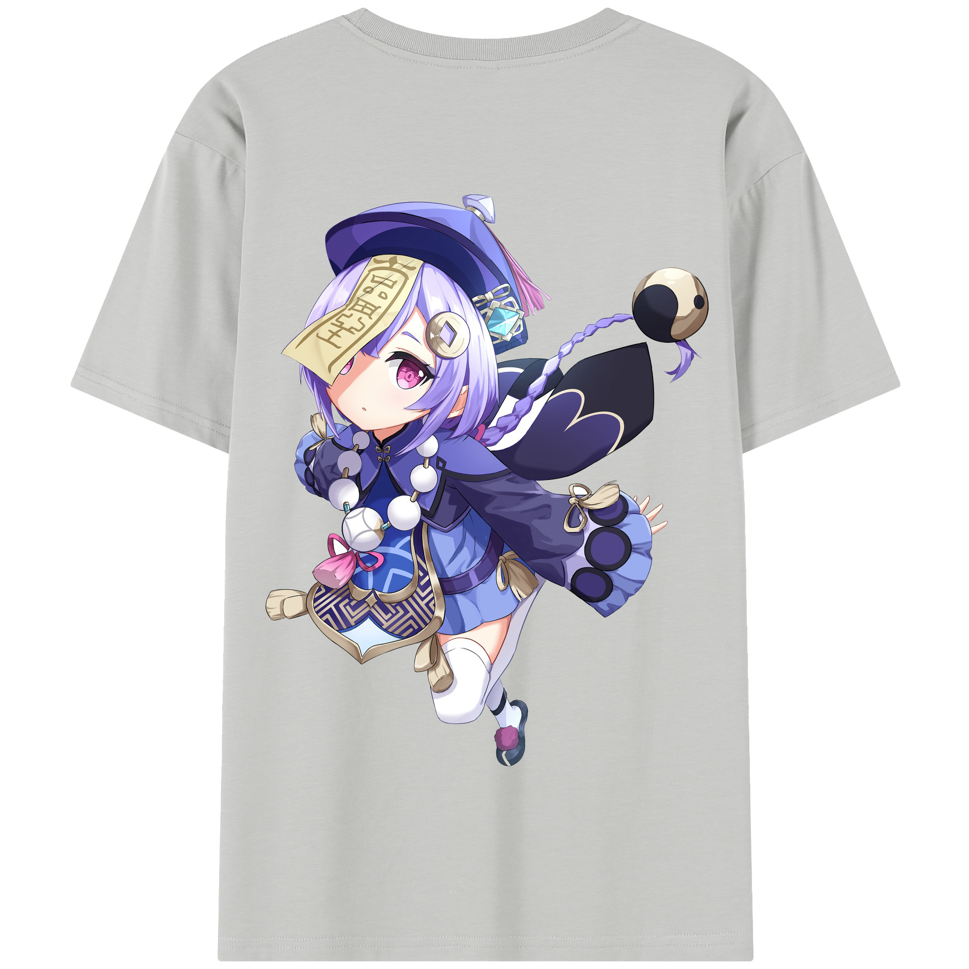 げんし神 七七 なな  genshin Nana 綿100％半袖Tシャツ（背面プリント）