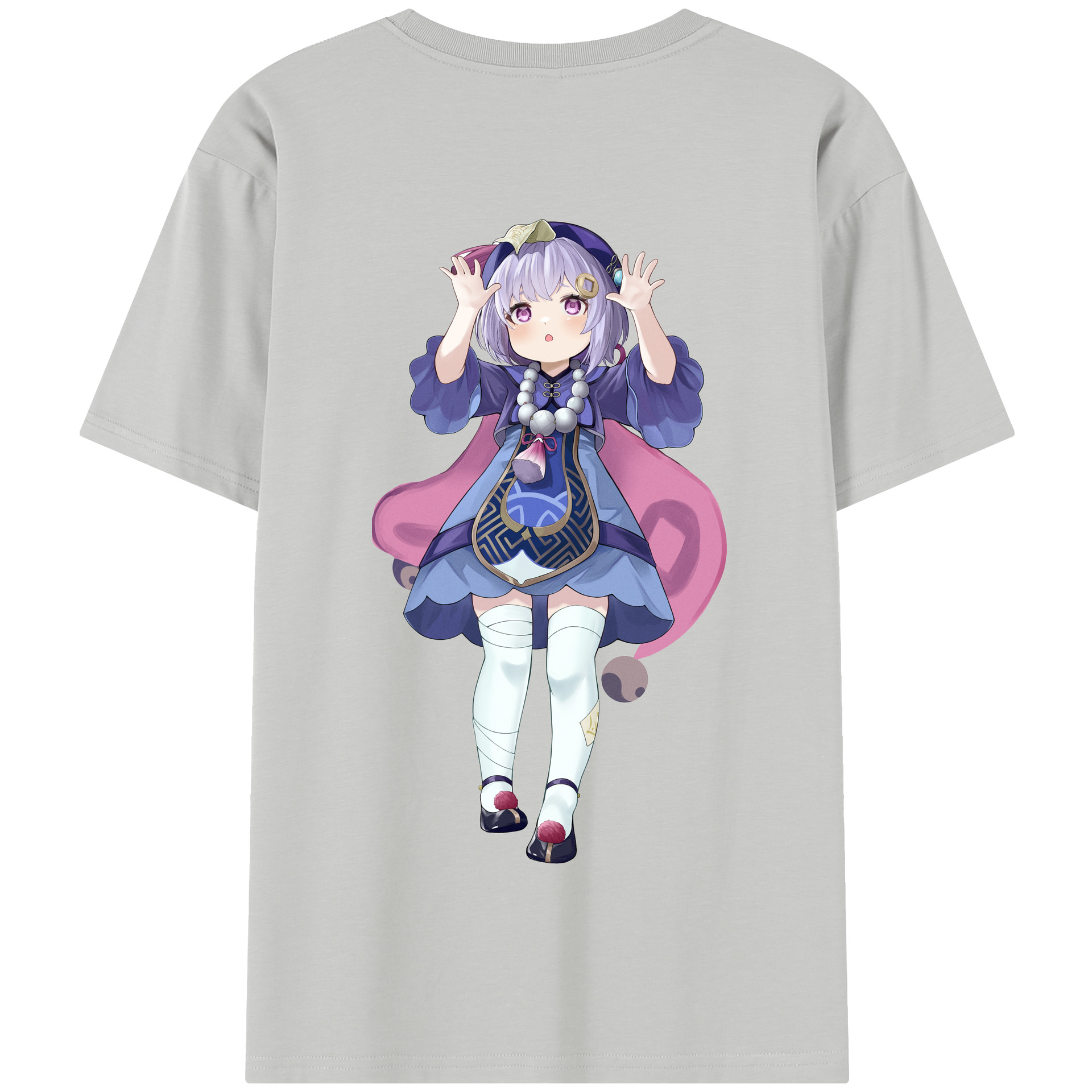 げんし神 七七 なな  genshin Nana 綿100％半袖Tシャツ（背面プリント）