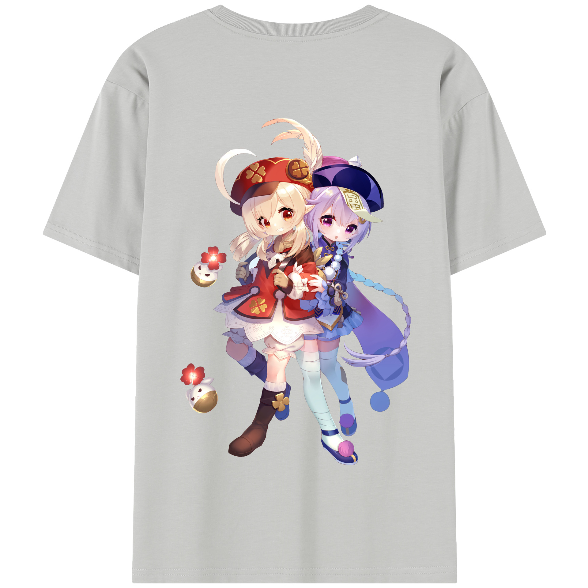 げんし神 七七 なな  genshin Nana 綿100％半袖Tシャツ（背面プリント）