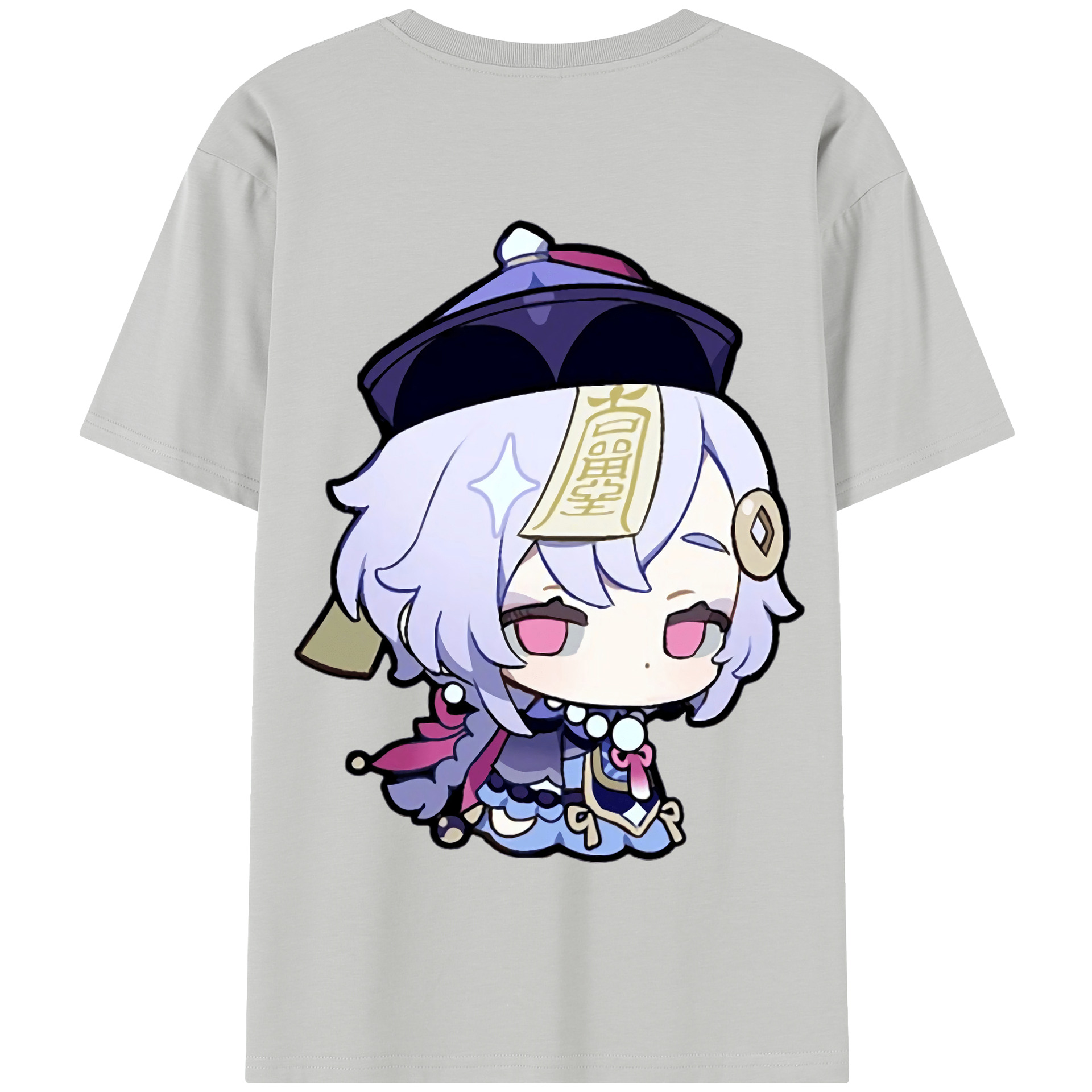 げんし神 七七 なな  genshin Nana 綿100％半袖Tシャツ（背面プリント）