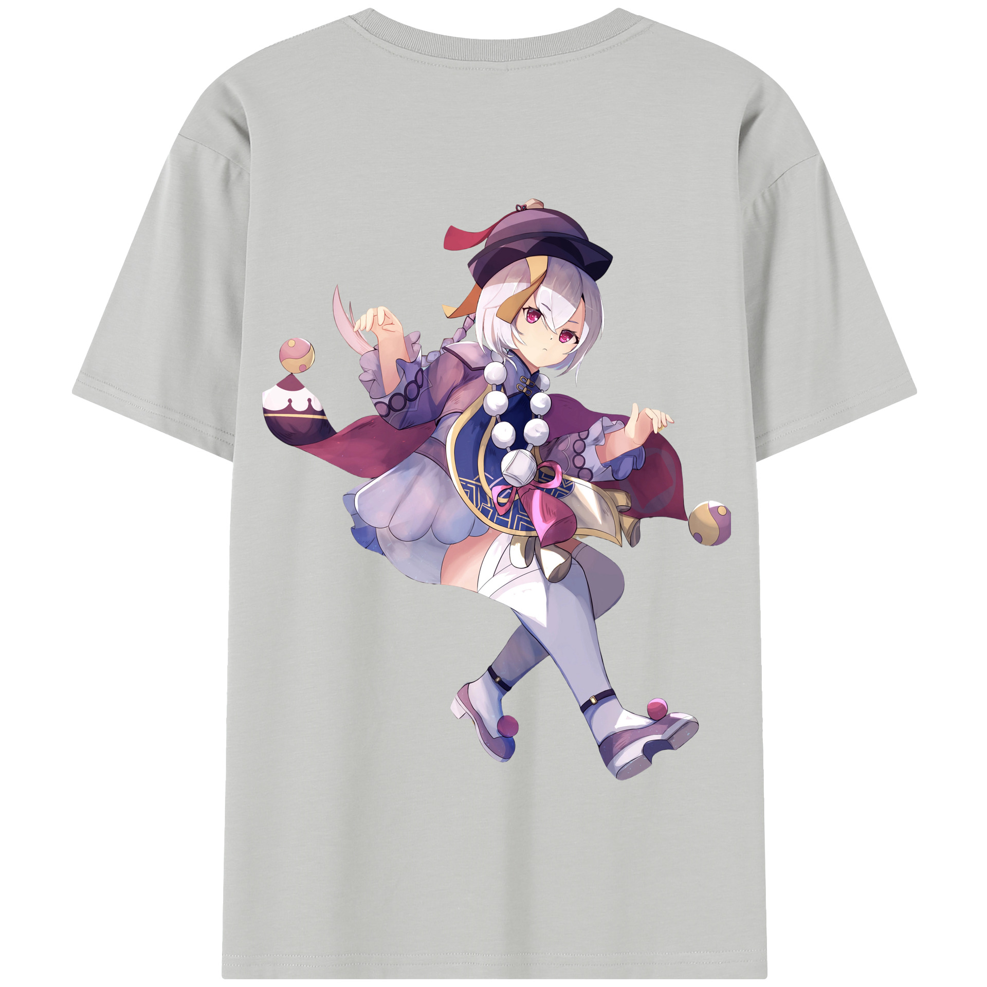 げんし神 七七 なな  genshin Nana 綿100％半袖Tシャツ（背面プリント）