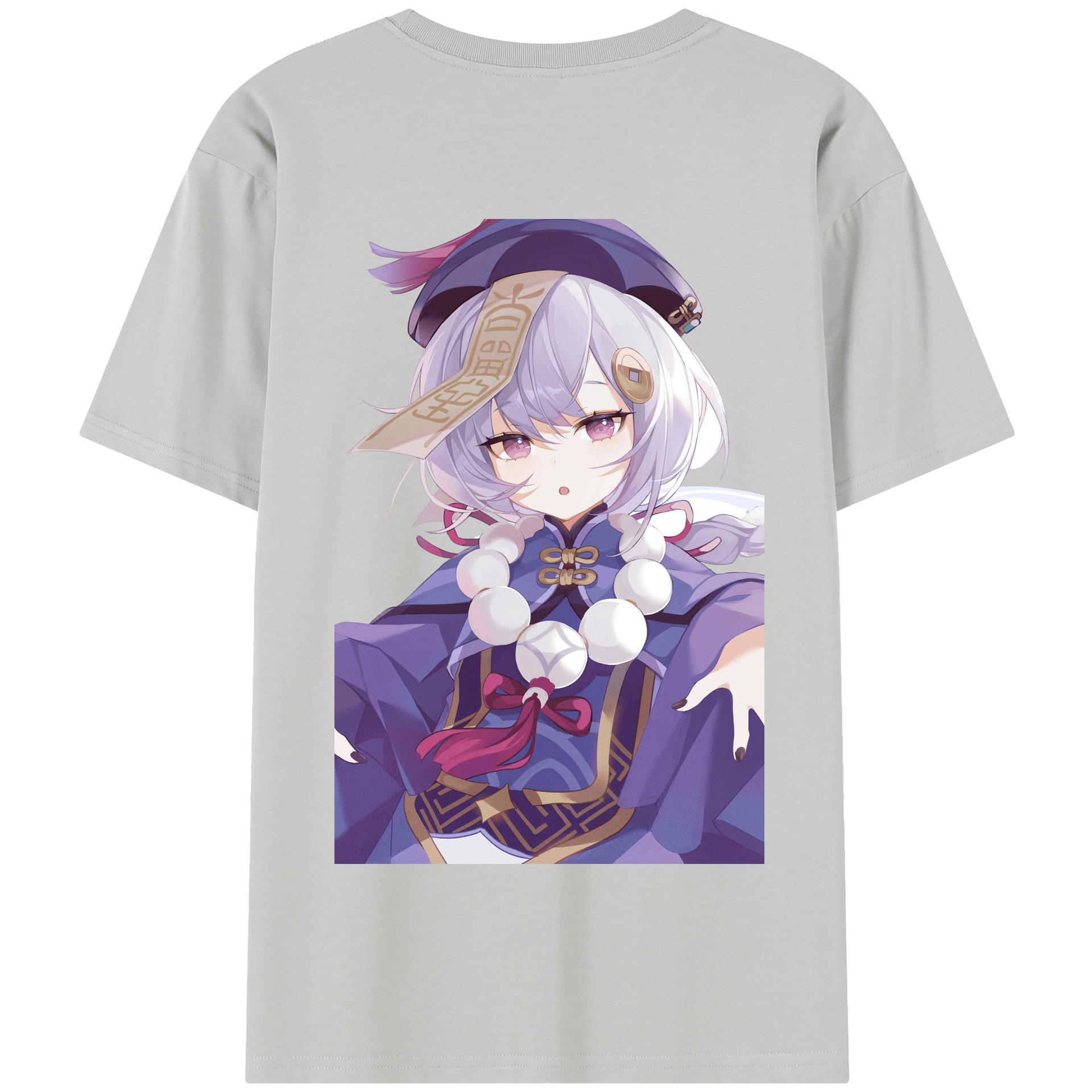 げんし神 七七 なな  genshin Nana 綿100％半袖Tシャツ（背面プリント）