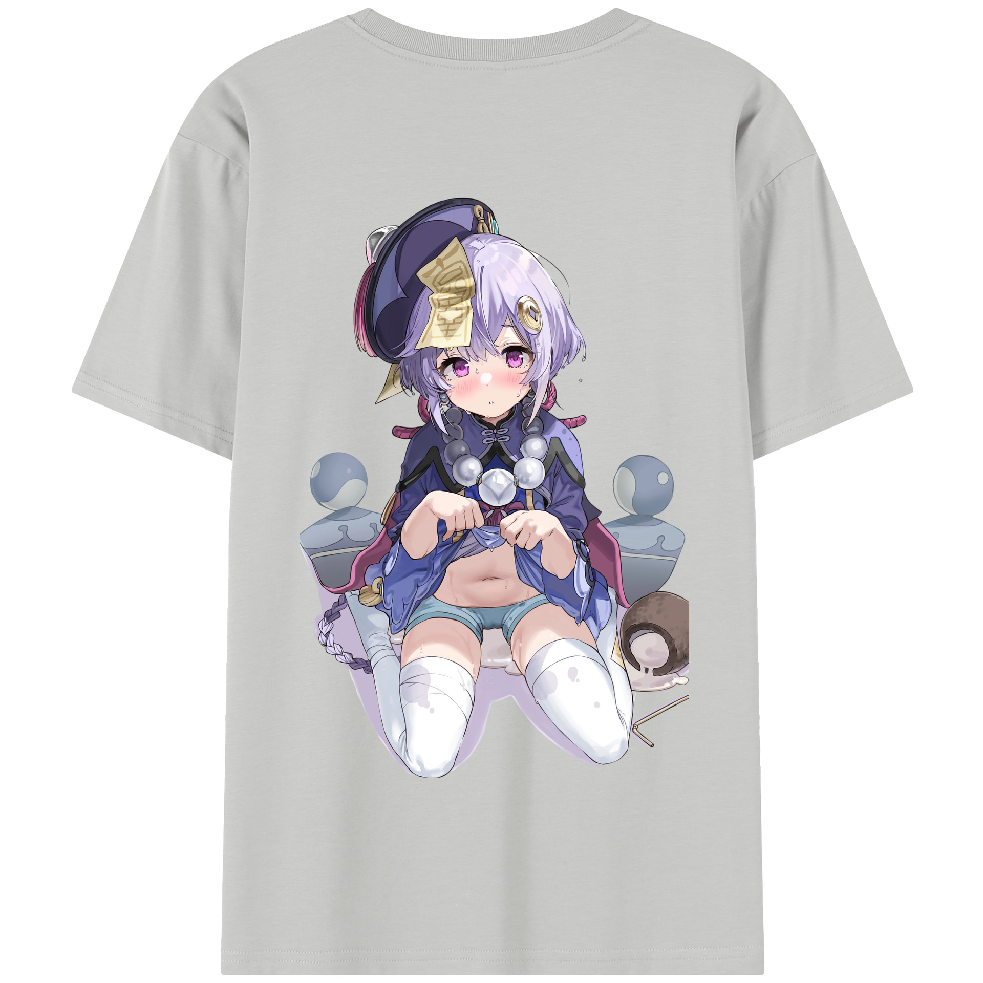 げんし神 七七 なな  genshin Nana 綿100％半袖Tシャツ（背面プリント）