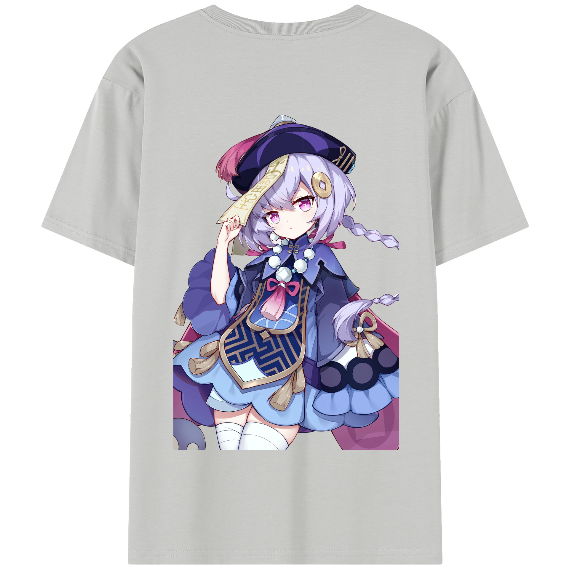 げんし神 七七 なな  genshin Nana 綿100％半袖Tシャツ（背面プリント）