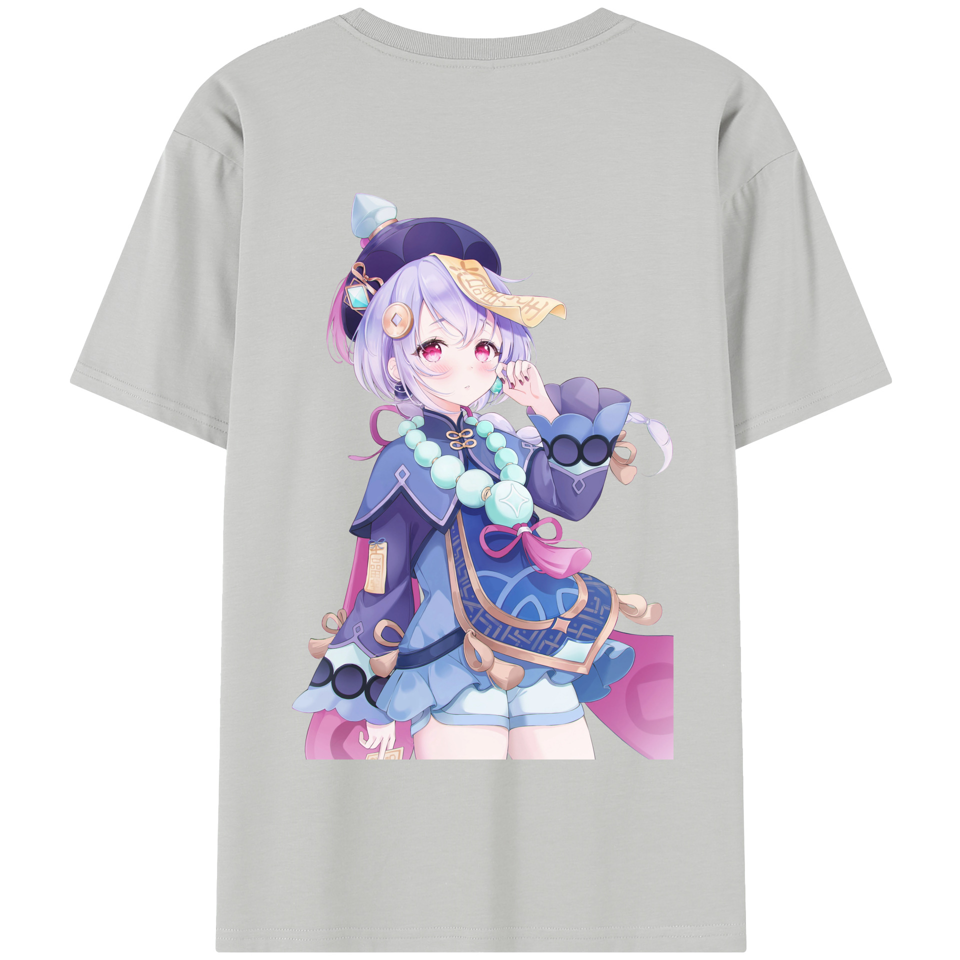 げんし神 七七 なな  genshin Nana 綿100％半袖Tシャツ（背面プリント）