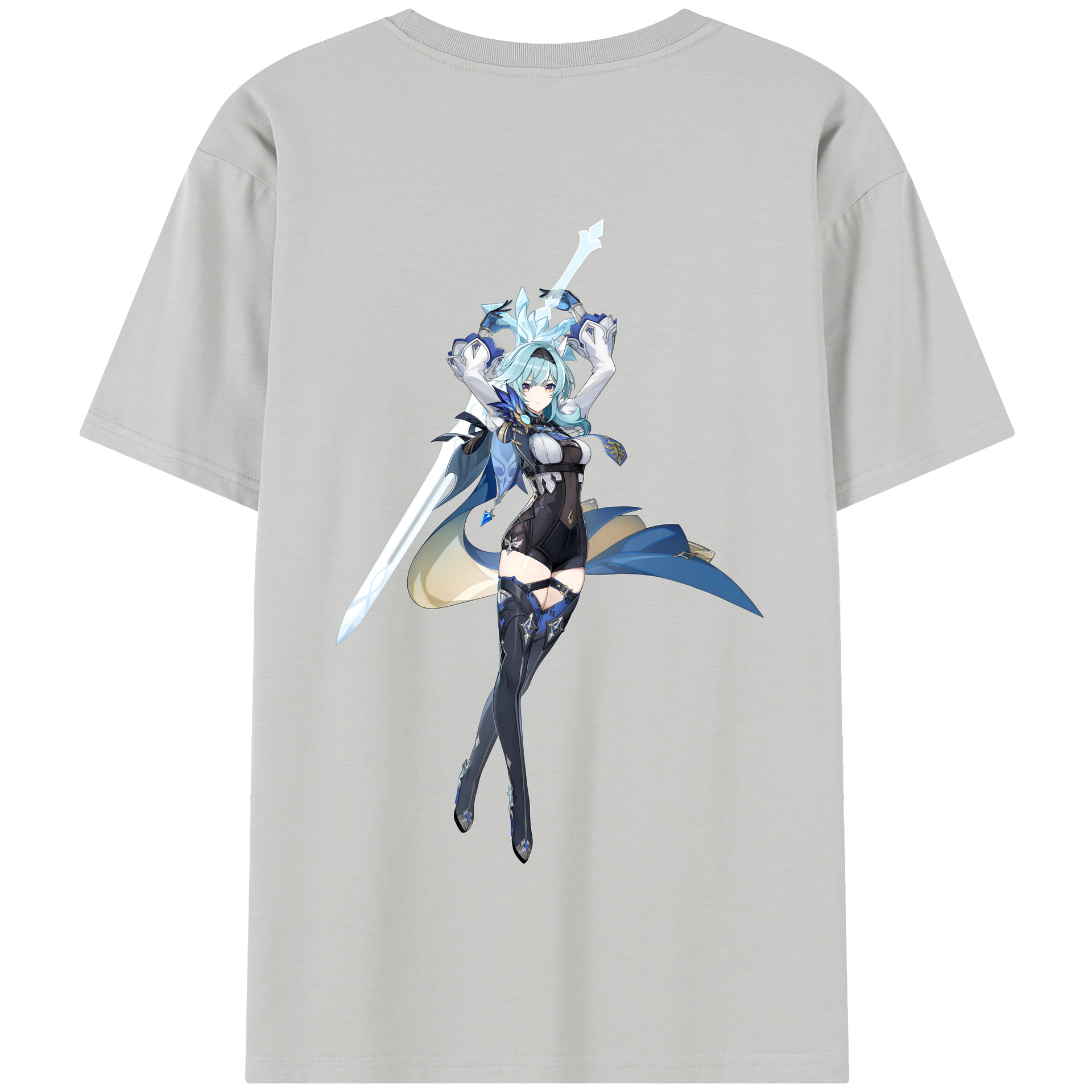 げんし神 优菈 ゆうら genshin Yūra 綿100％半袖Tシャツ（背面プリント）