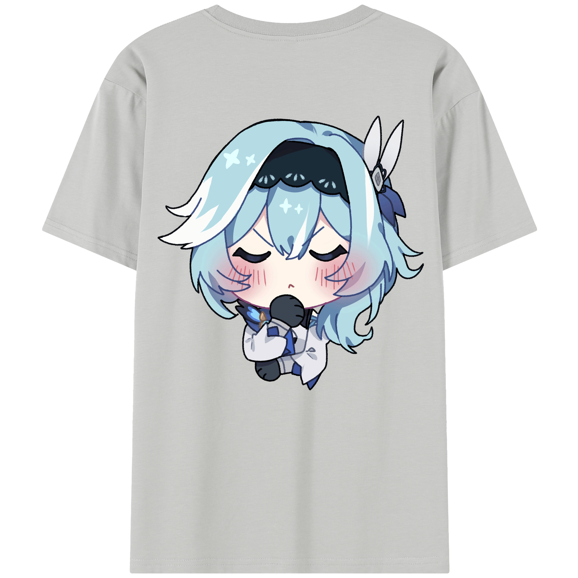 げんし神 优菈 ゆうら genshin Yūra 綿100％半袖Tシャツ（背面プリント）