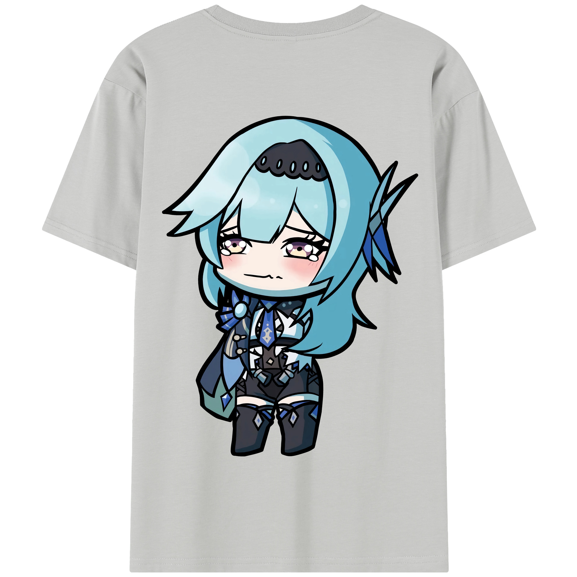 げんし神 优菈 ゆうら genshin Yūra 綿100％半袖Tシャツ（背面プリント）