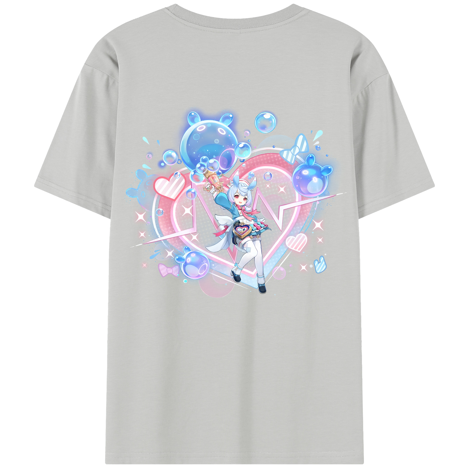 げんし神 シゲウィン genshin Shigewin 綿100％半袖Tシャツ（背面プリント）