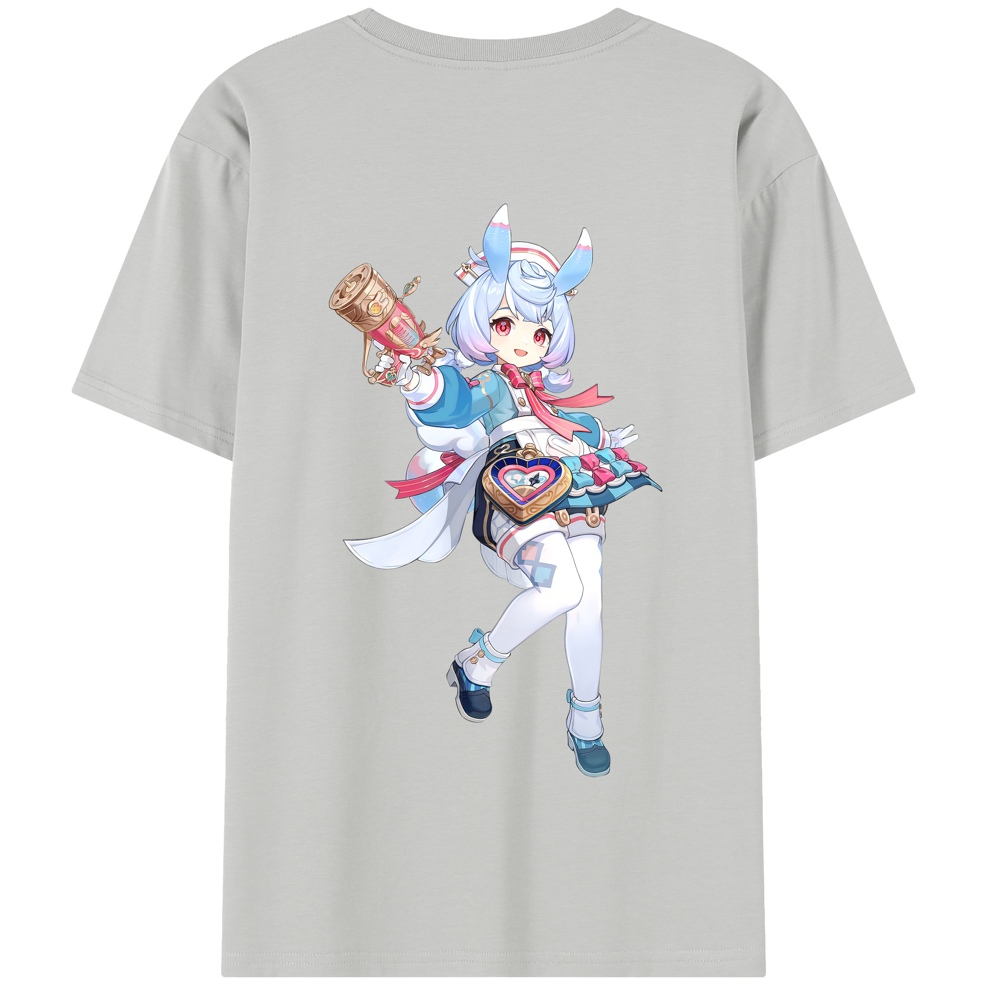げんし神 シゲウィン genshin Shigewin 綿100％半袖Tシャツ（背面プリント）
