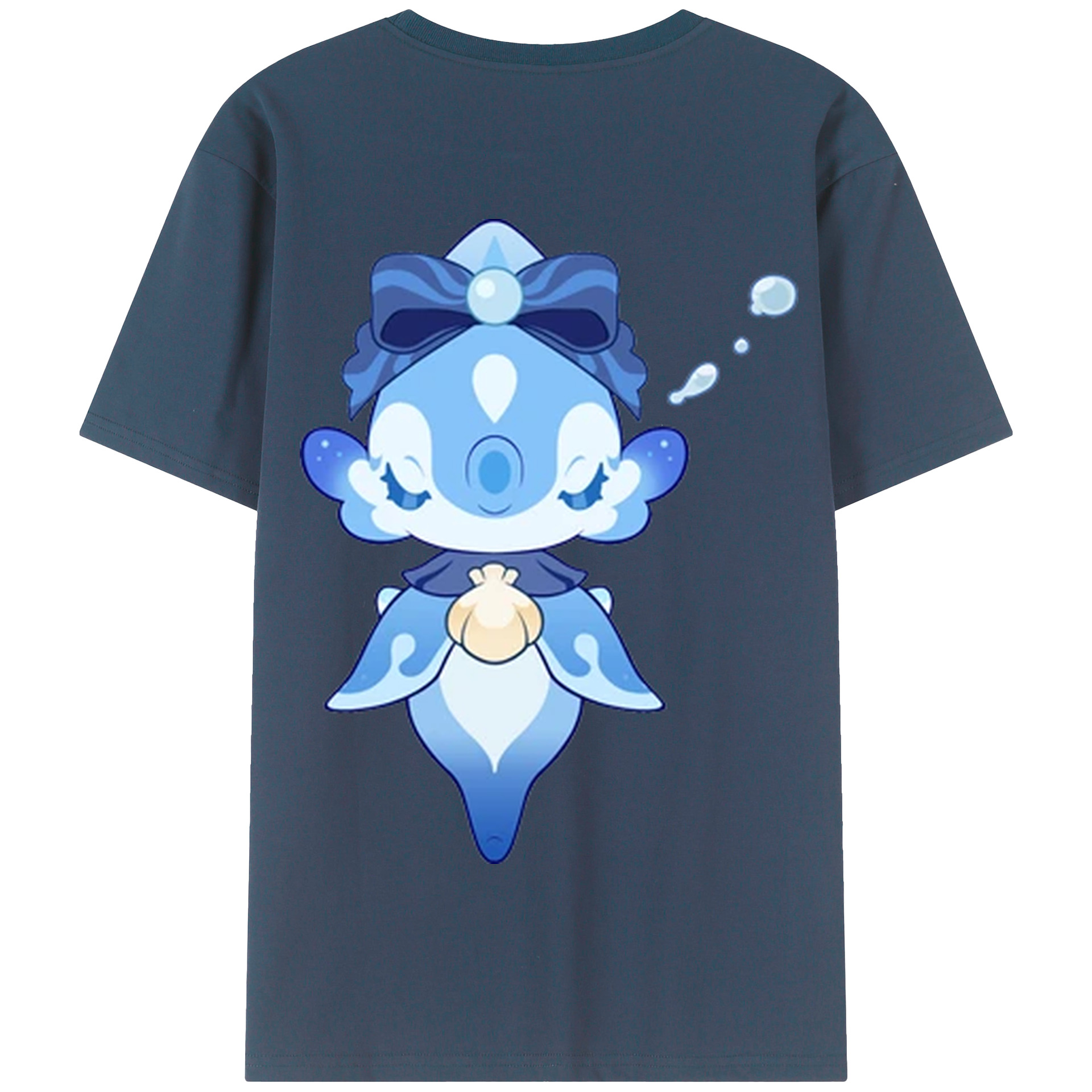 げんし神 フリーナ genshin Furina 綿100％半袖Tシャツ（背面プリント）