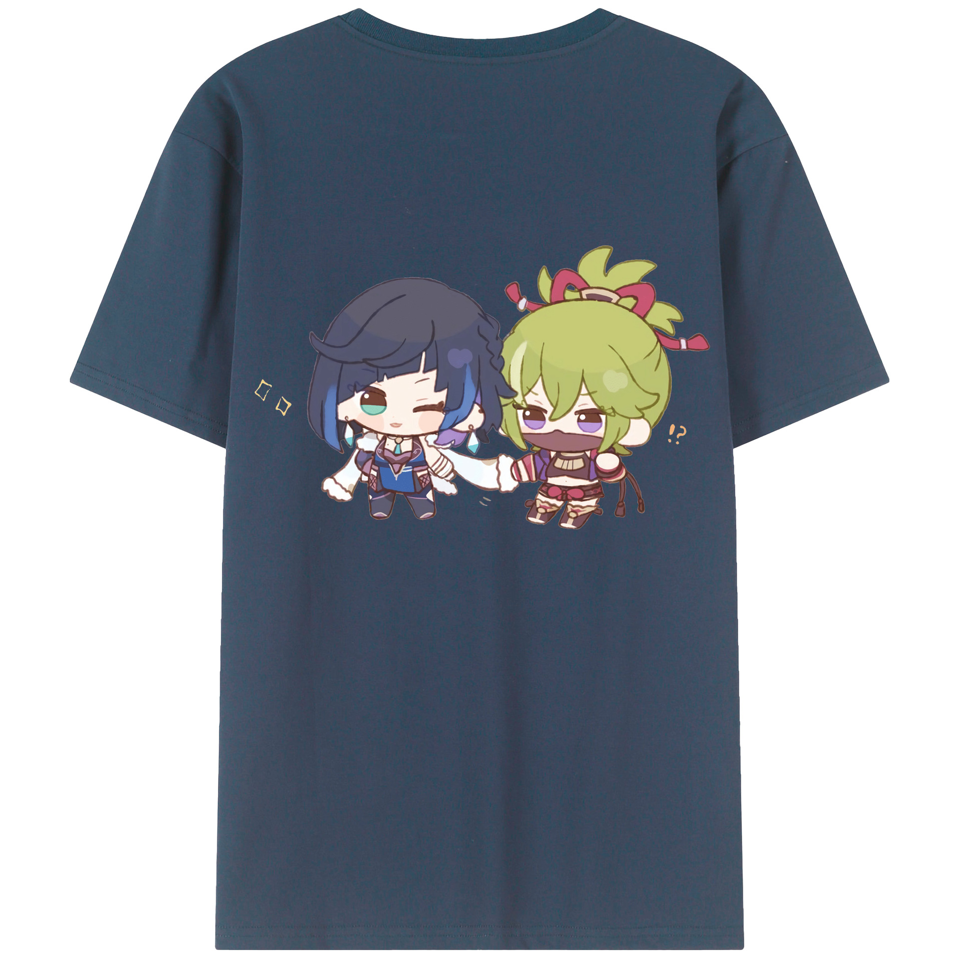 げんし神  久岐忍 くき しのぶ genshin Kuki Shinobu 綿100％半袖Tシャツ（背面プリント）
