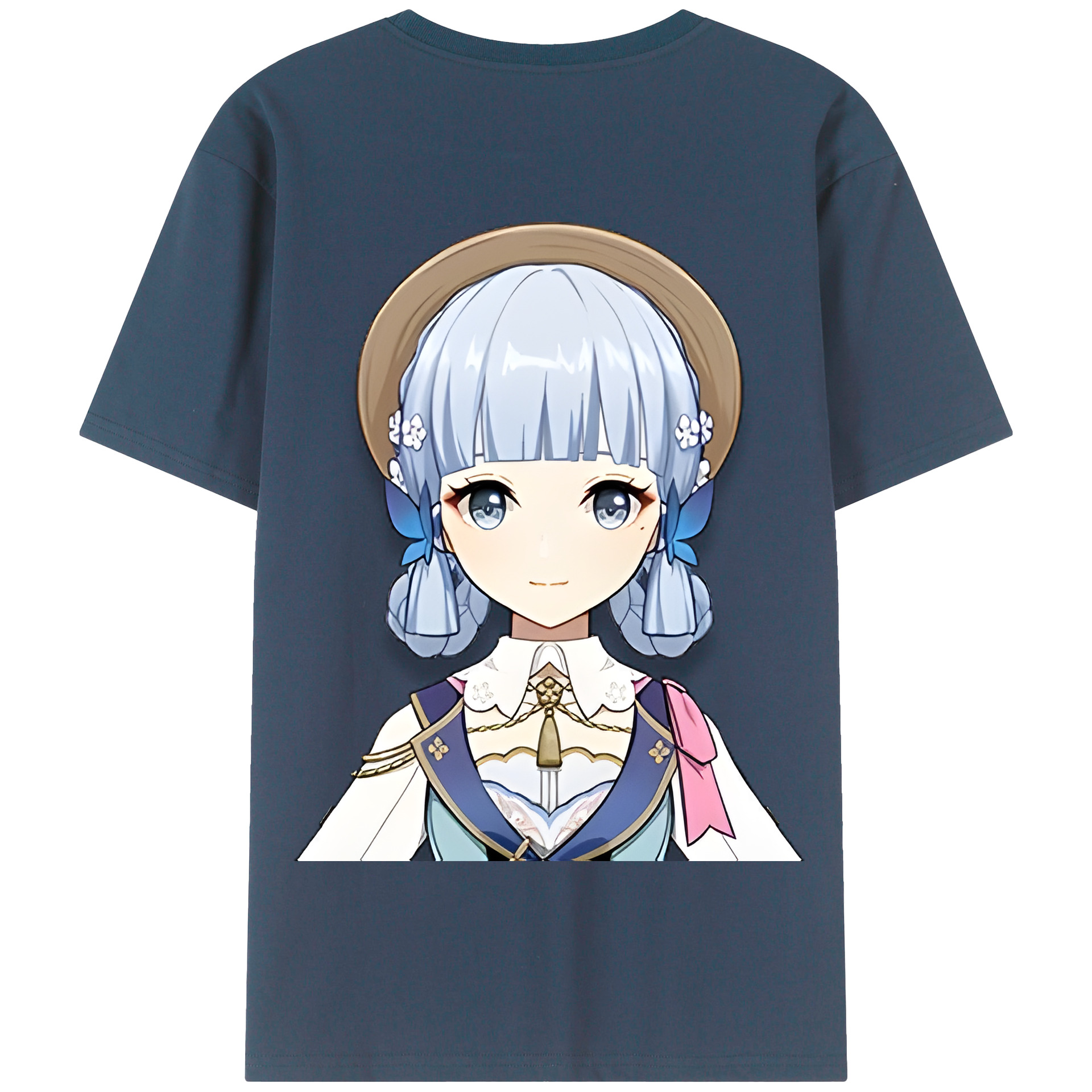 げんし神 神里綾華 神宮寺レン genshin Kamimiya Ren 綿100％半袖Tシャツ（背面プリント）