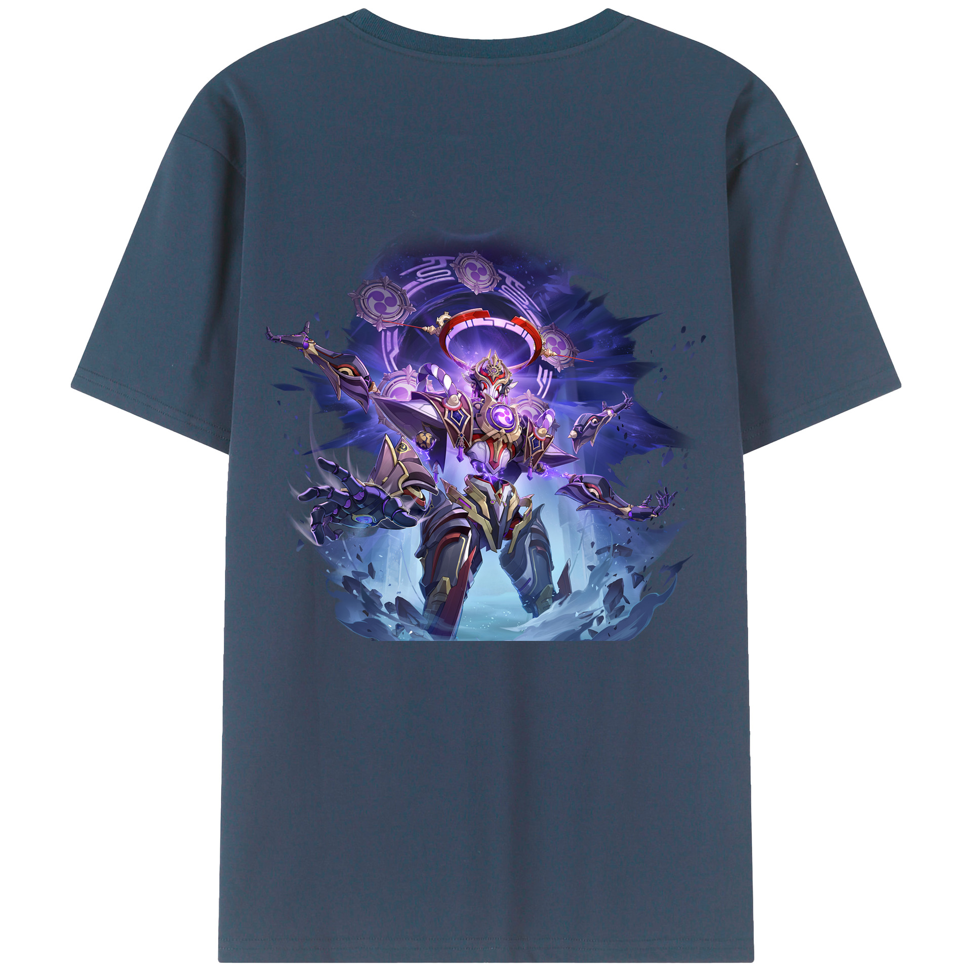 げんし神 さんペい genshin Sanpei 綿100％半袖Tシャツ（背面プリント）