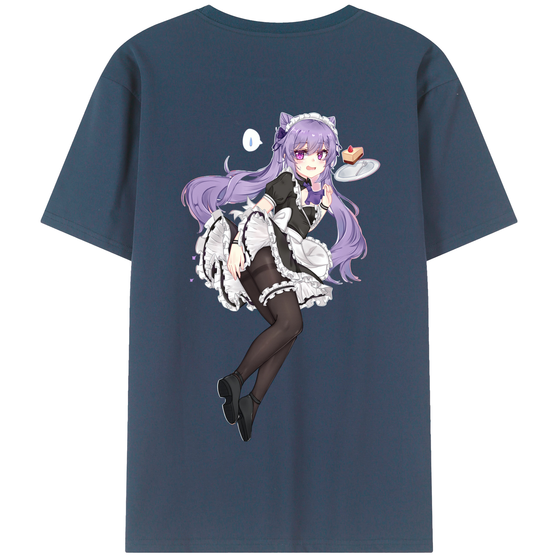 げんし神 刻晴 こくせい genshin Kokusei 綿100％半袖Tシャツ（背面プリント）