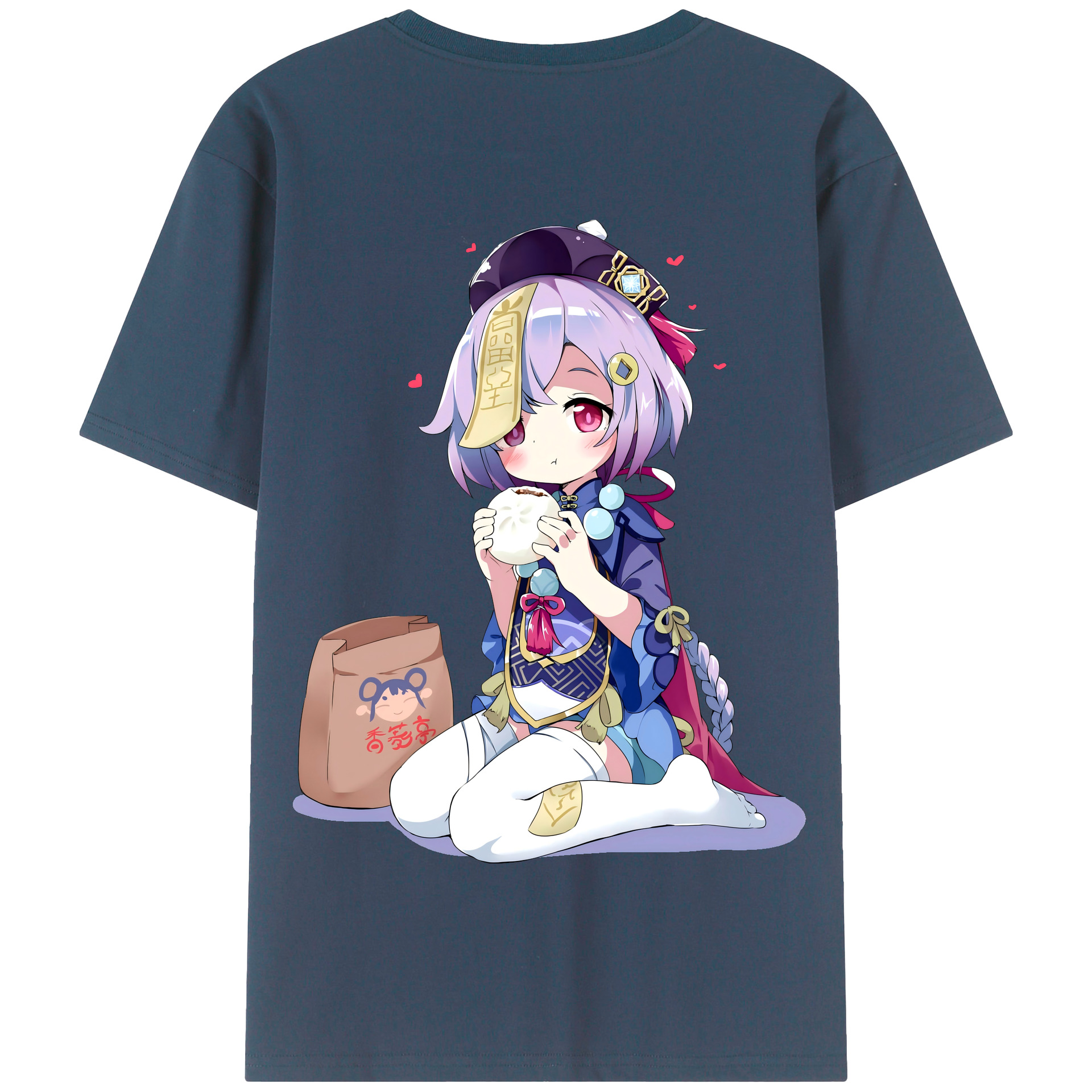 げんし神 七七 なな  genshin Nana 綿100％半袖Tシャツ（背面プリント）