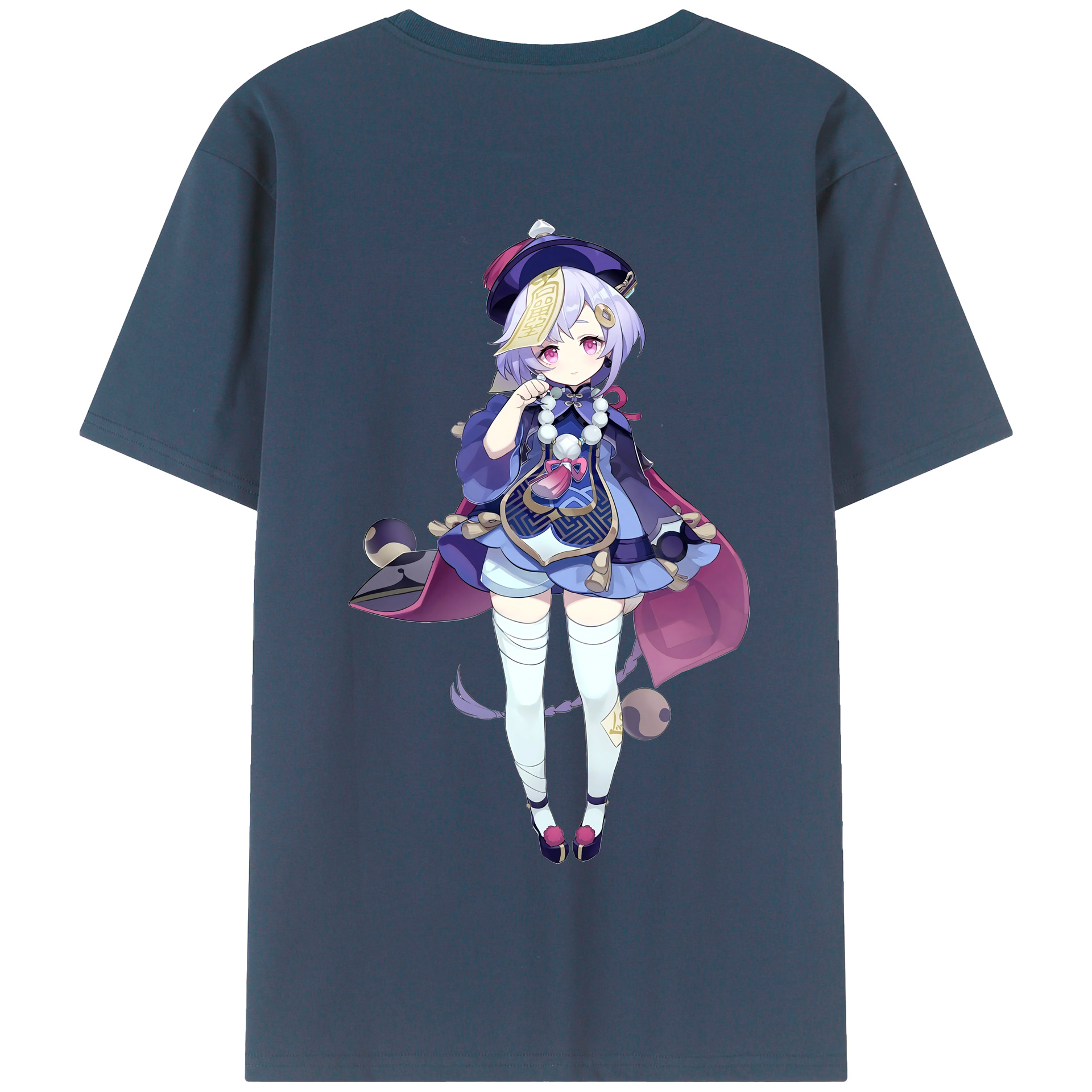 げんし神 七七 なな  genshin Nana 綿100％半袖Tシャツ（背面プリント）