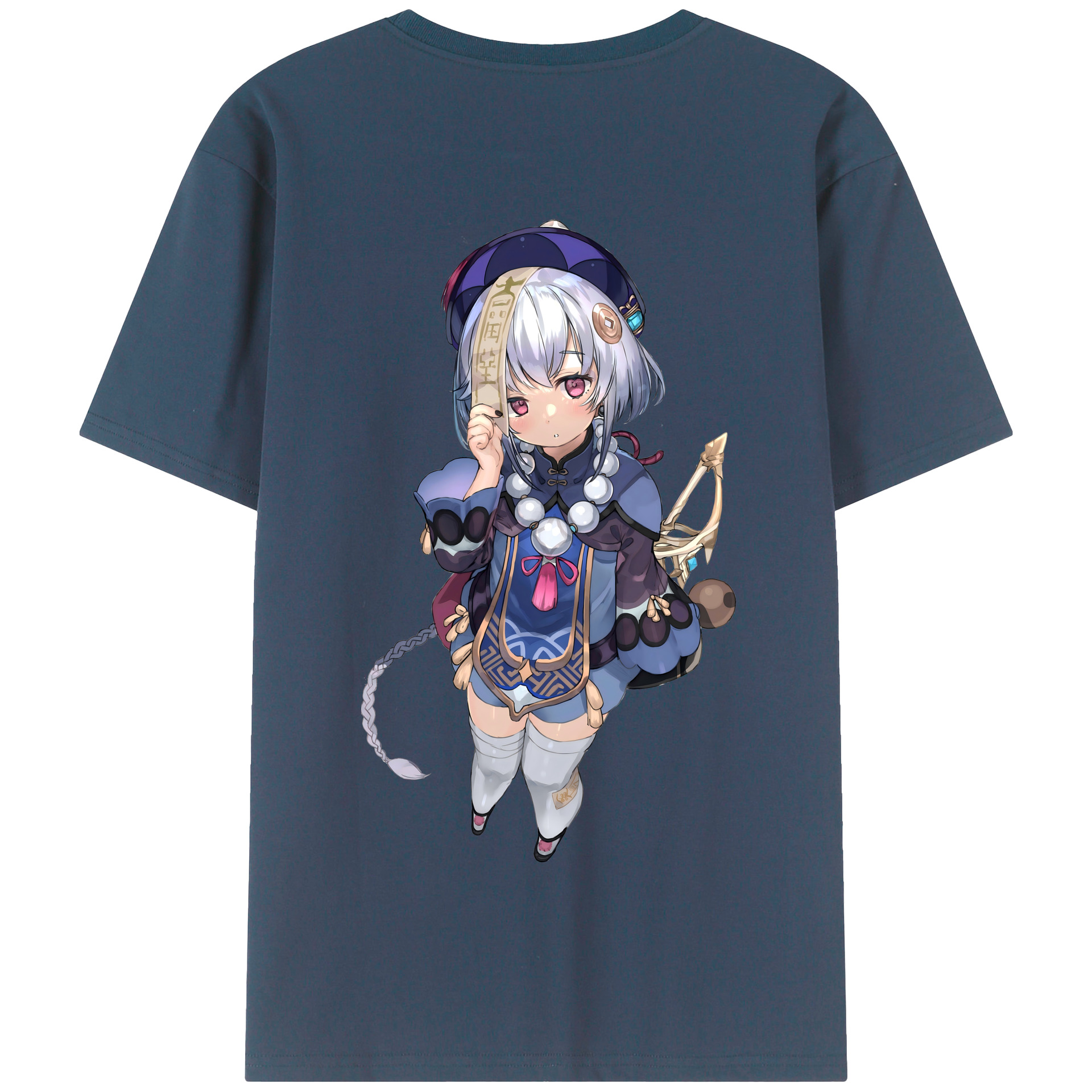 げんし神 七七 なな  genshin Nana 綿100％半袖Tシャツ（背面プリント）
