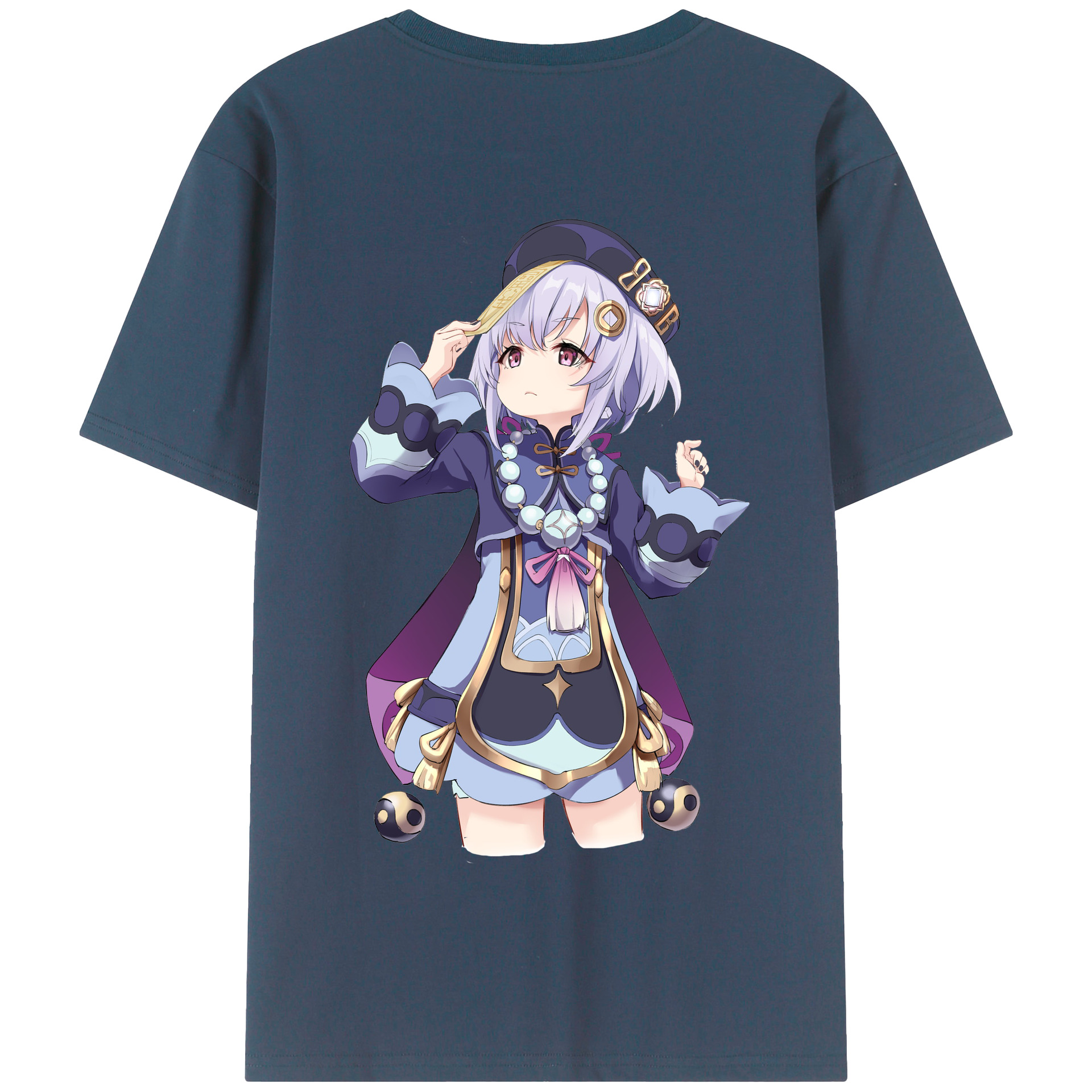 げんし神 七七 なな  genshin Nana 綿100％半袖Tシャツ（背面プリント）