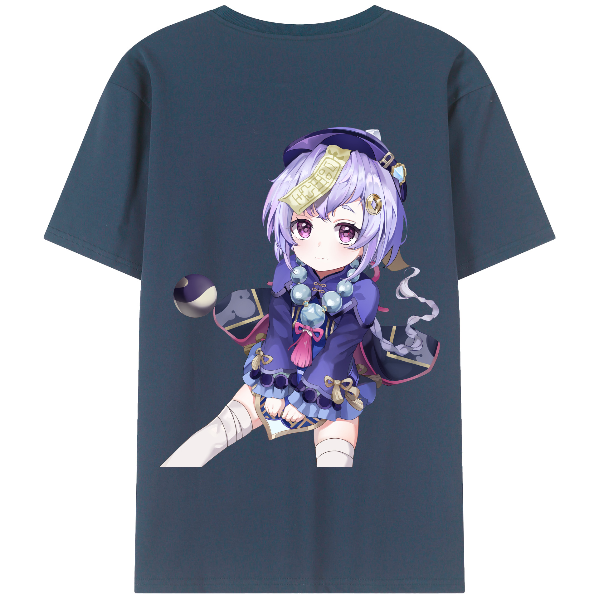 げんし神 七七 なな  genshin Nana 綿100％半袖Tシャツ（背面プリント）