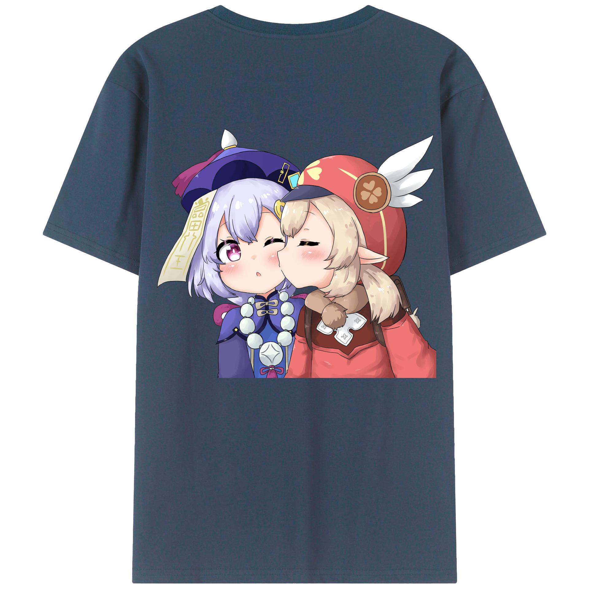 げんし神 七七 なな  genshin Nana 綿100％半袖Tシャツ（背面プリント）