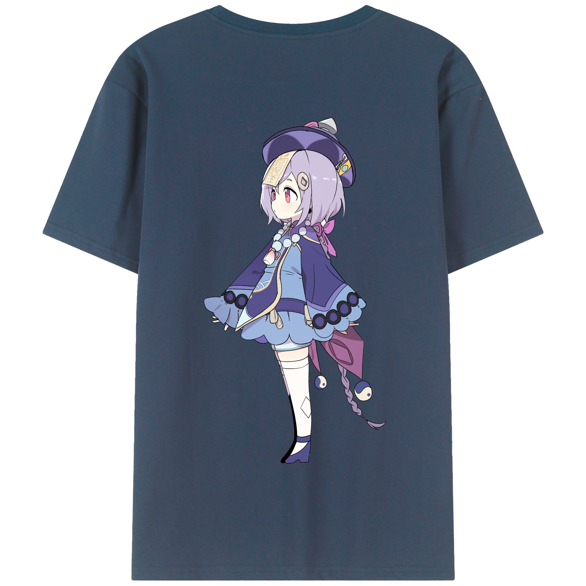げんし神 七七 なな  genshin Nana 綿100％半袖Tシャツ（背面プリント）