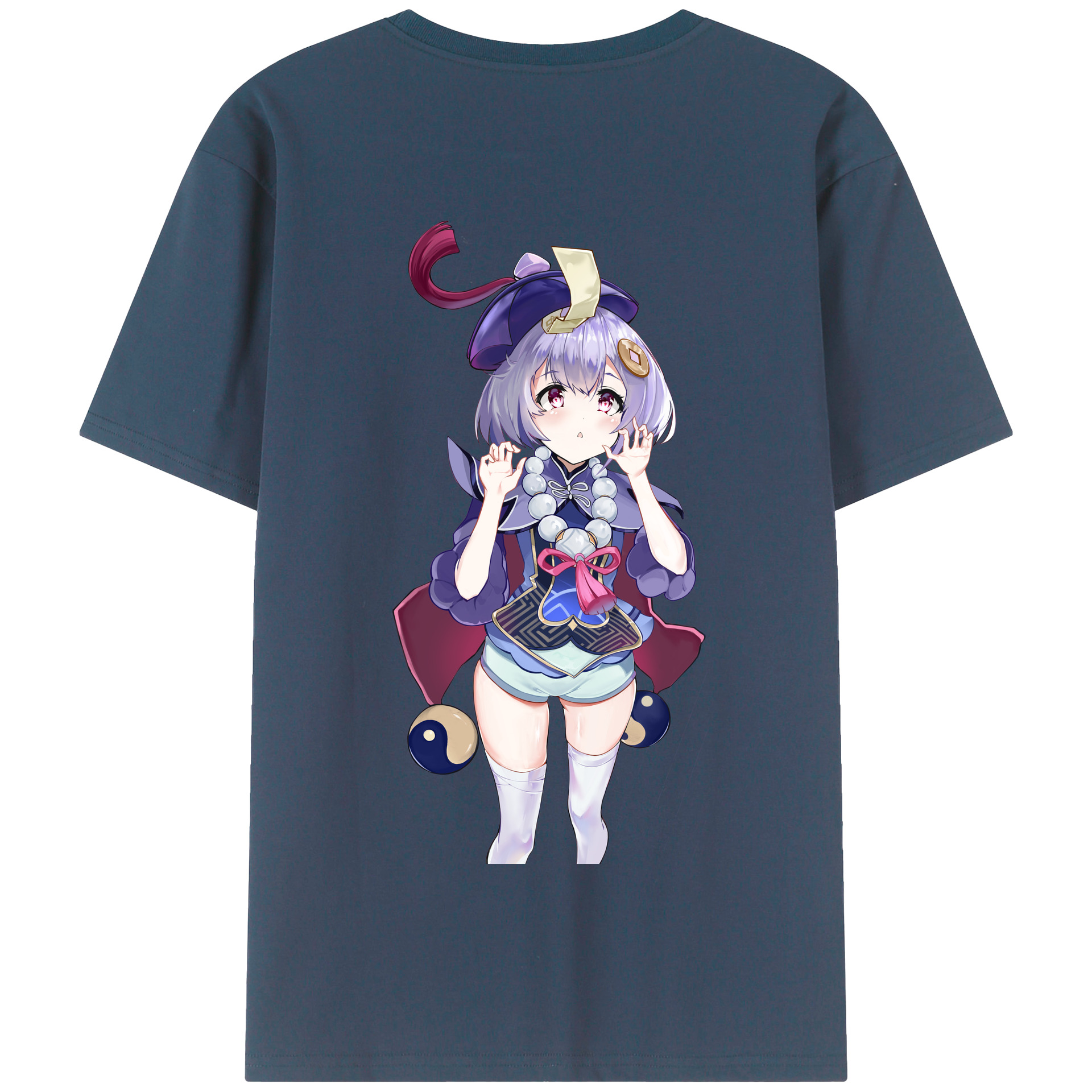 げんし神 七七 なな  genshin Nana 綿100％半袖Tシャツ（背面プリント）