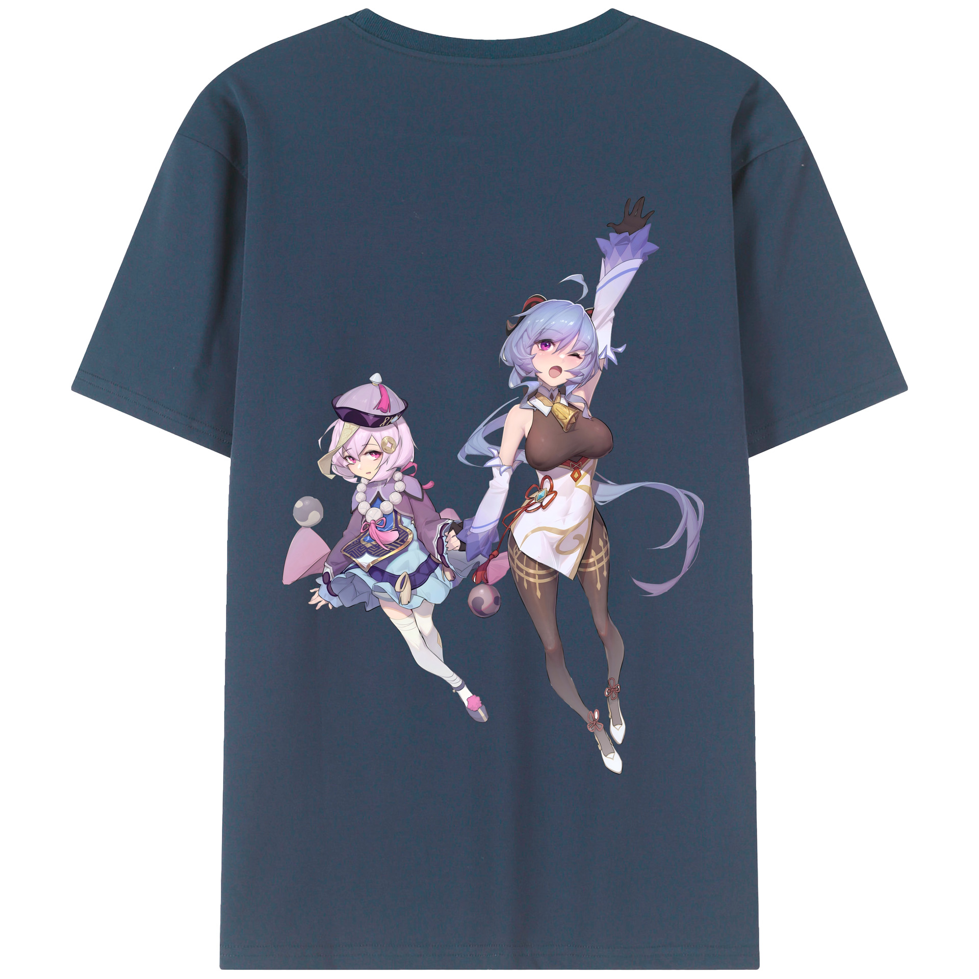 げんし神 七七 なな  genshin Nana 綿100％半袖Tシャツ（背面プリント）