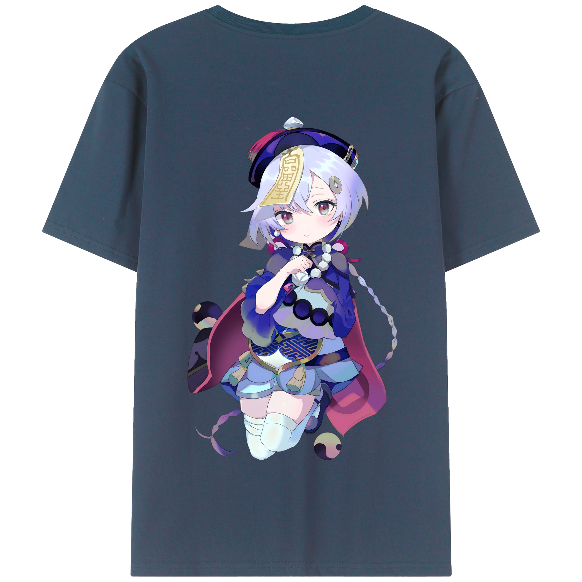 げんし神 七七 なな  genshin Nana 綿100％半袖Tシャツ（背面プリント）